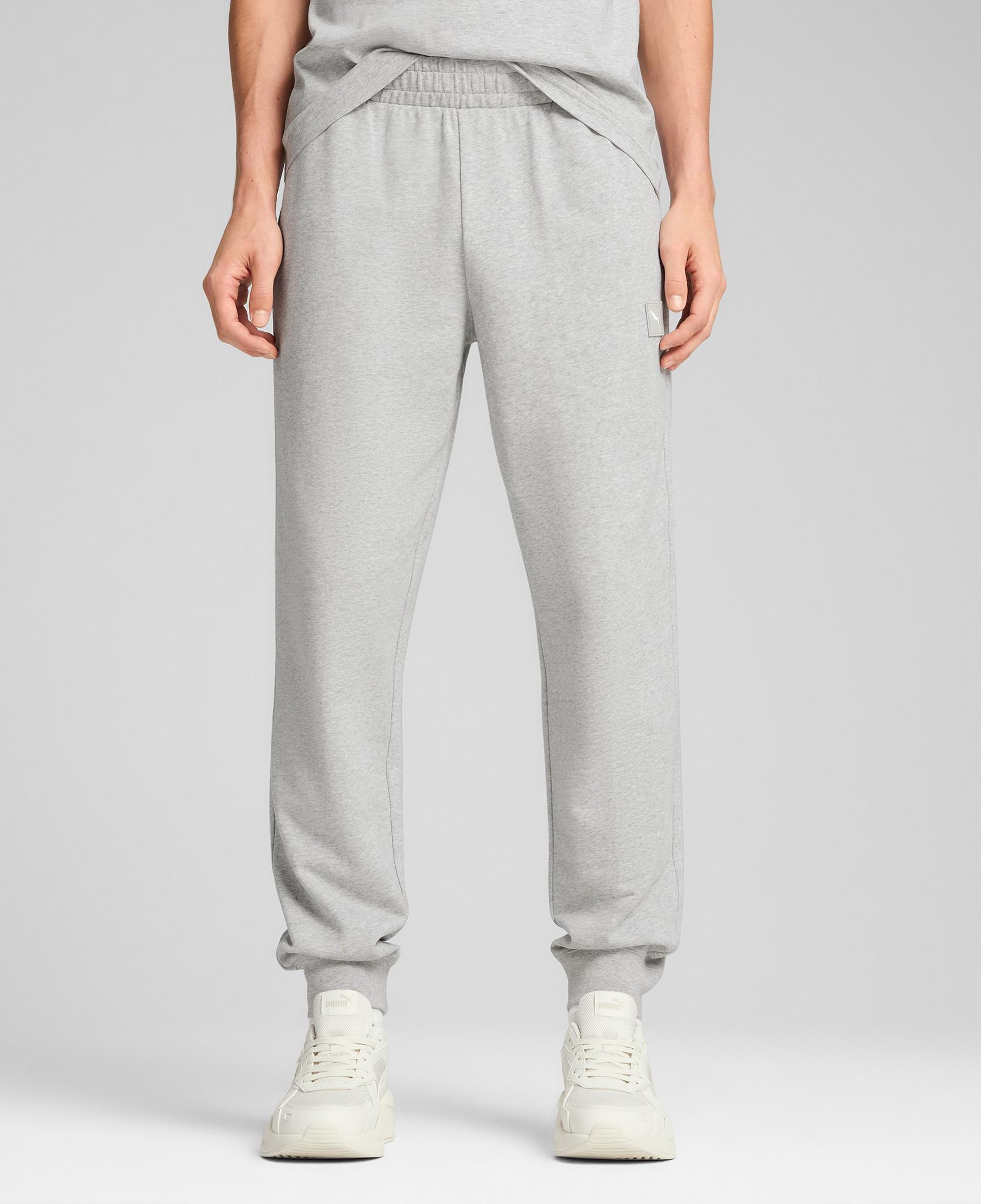 Puma Ess Elevated Tr Cl Erkek Gri Eşofman Altı