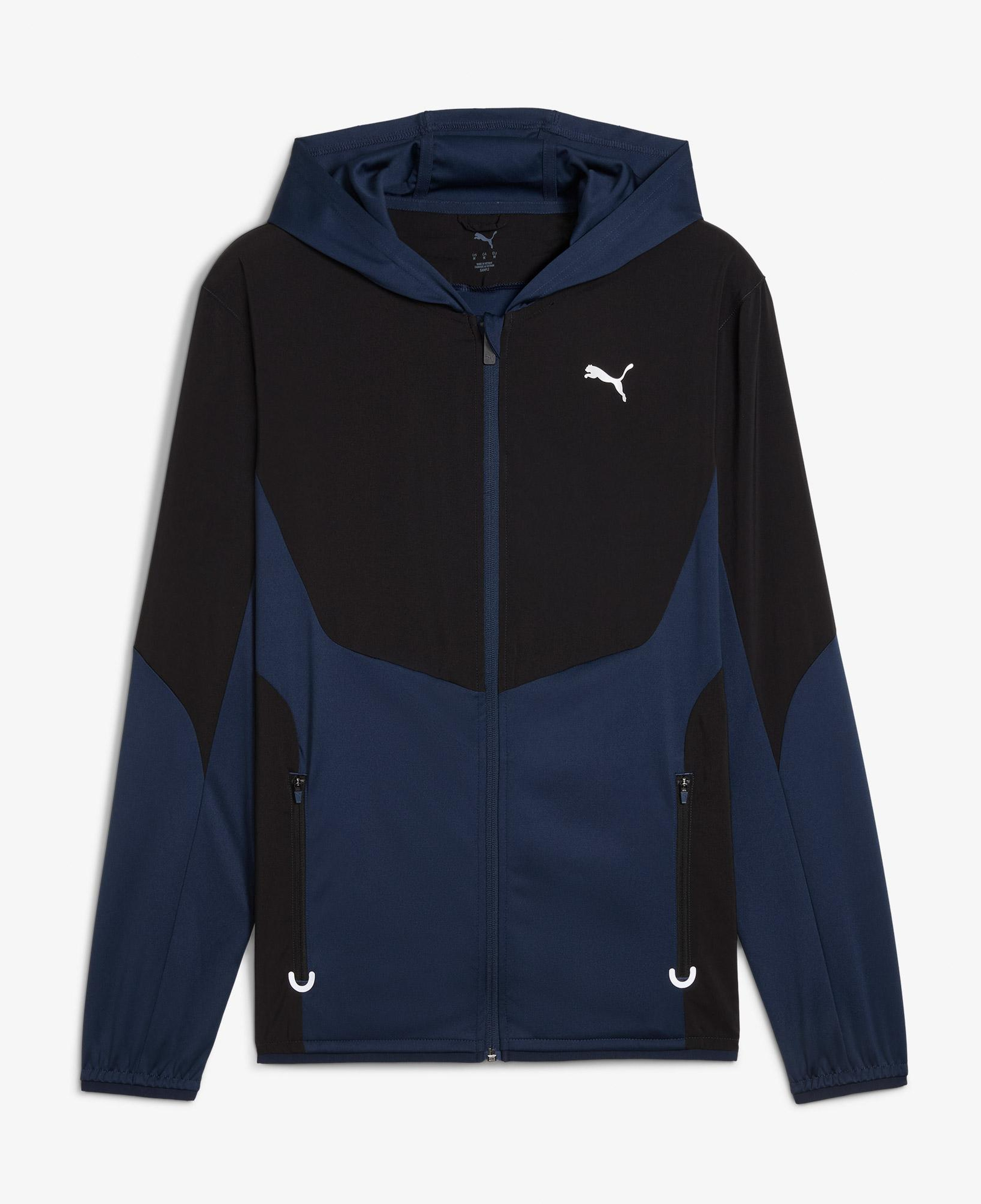 Puma Flex Fabric Mix Erkek Lacivert Antrenman Ceketi