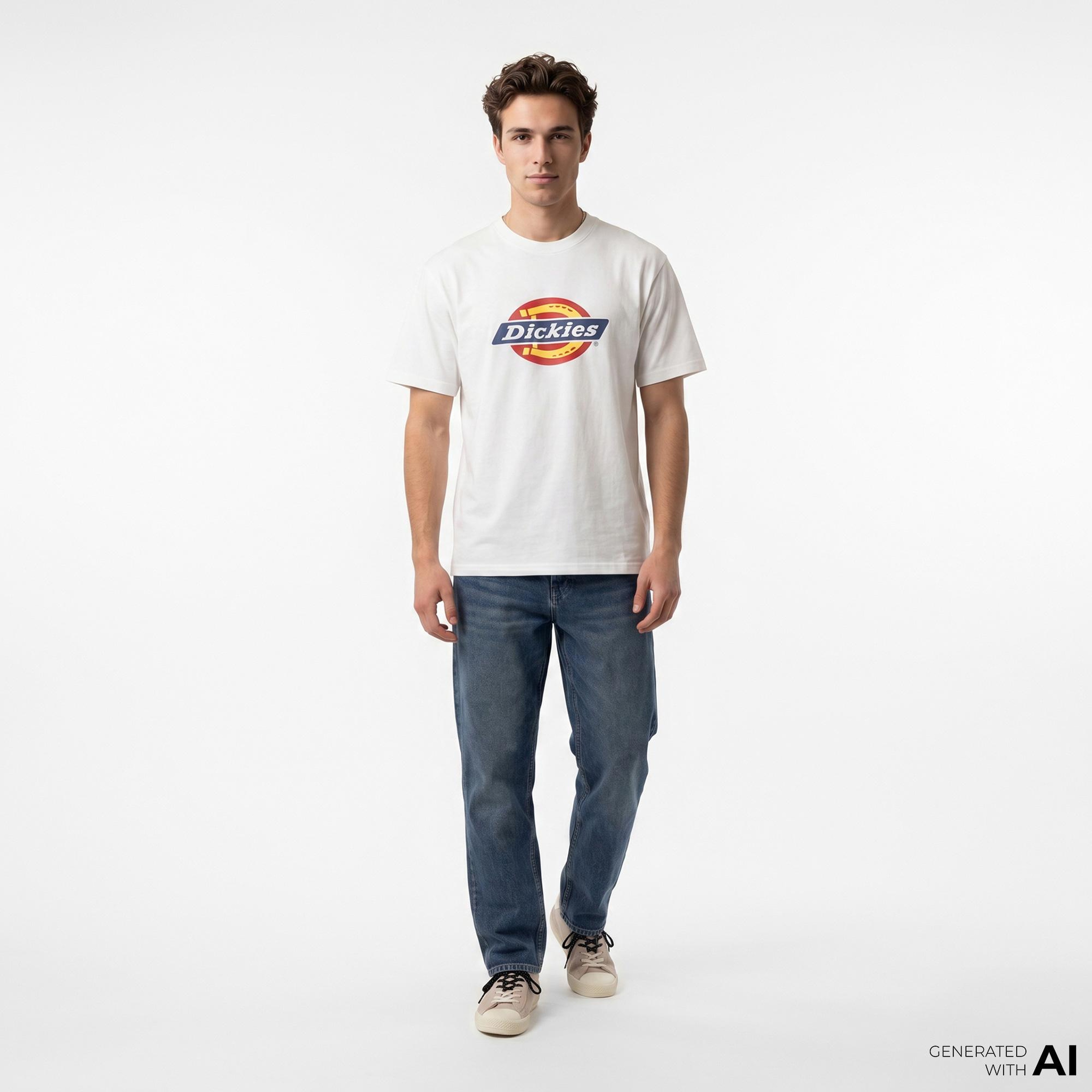 Dickies Icon Erkek Beyaz T-Shirt