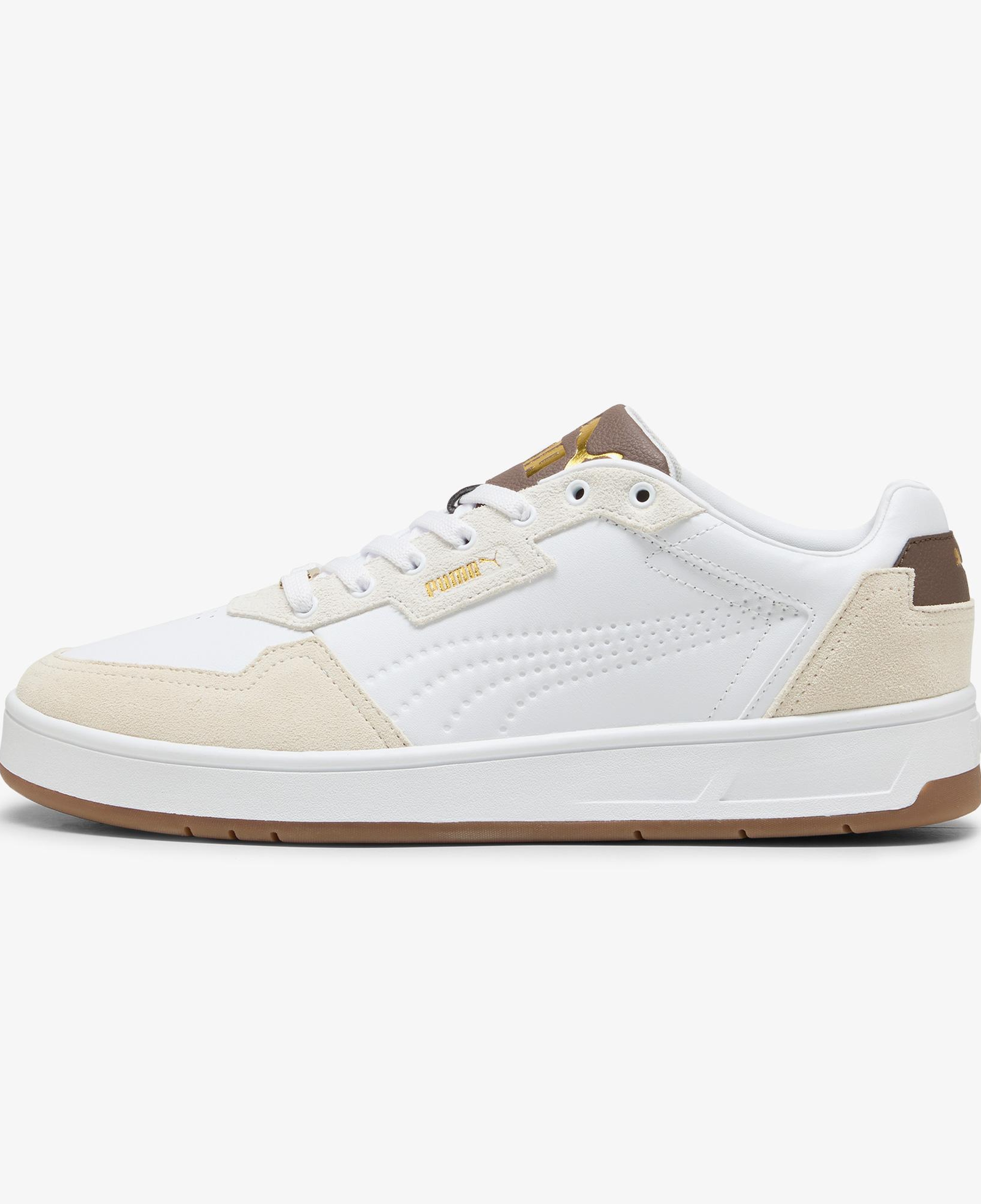 Puma Court Classic Lux Sd Erkek Beyaz Spor Ayakkabı