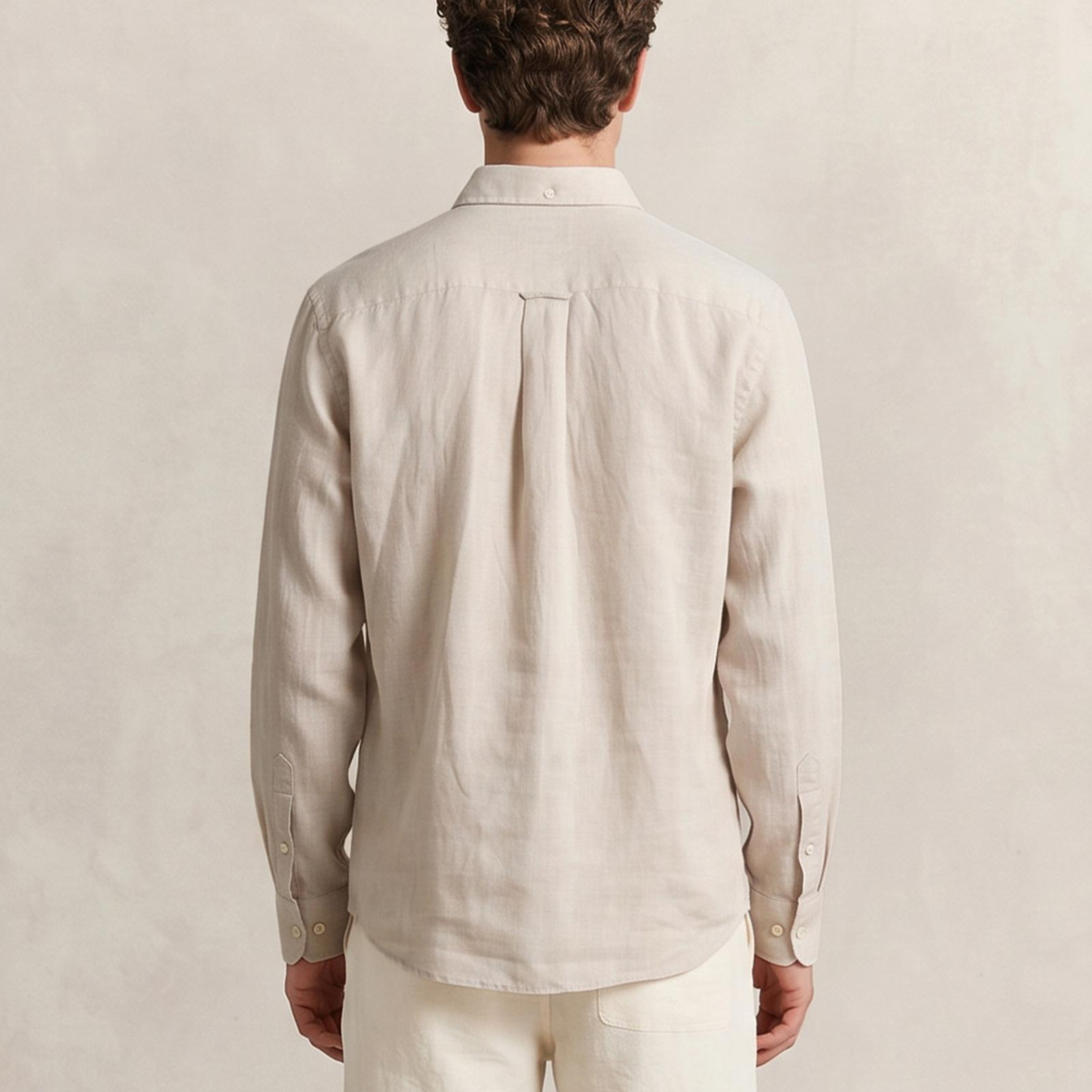 GANT Erkek Bej Regular Fit Gömlek