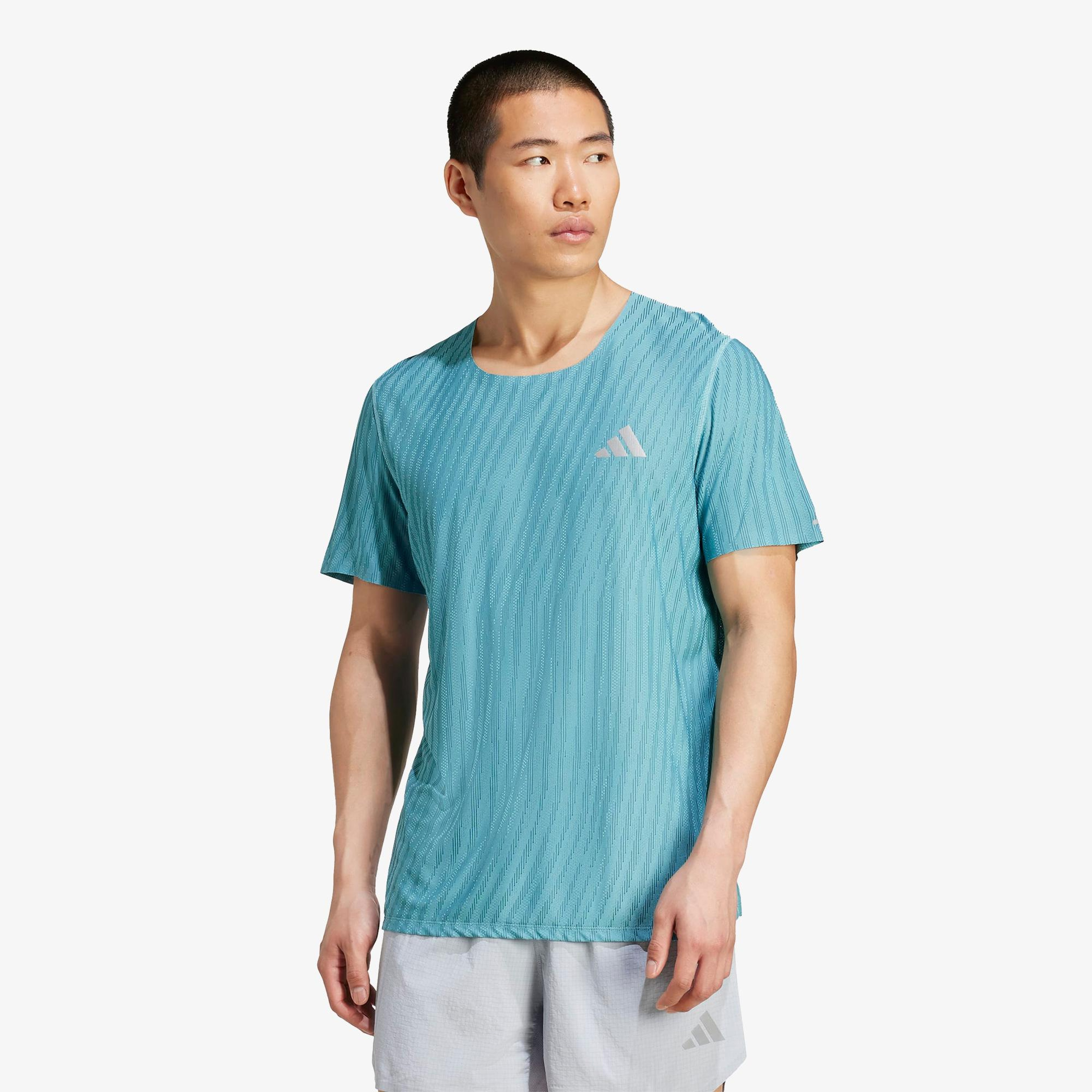 adidas Adi365 Running Climacool+ Erkek Mavi Koşu T-Shirt