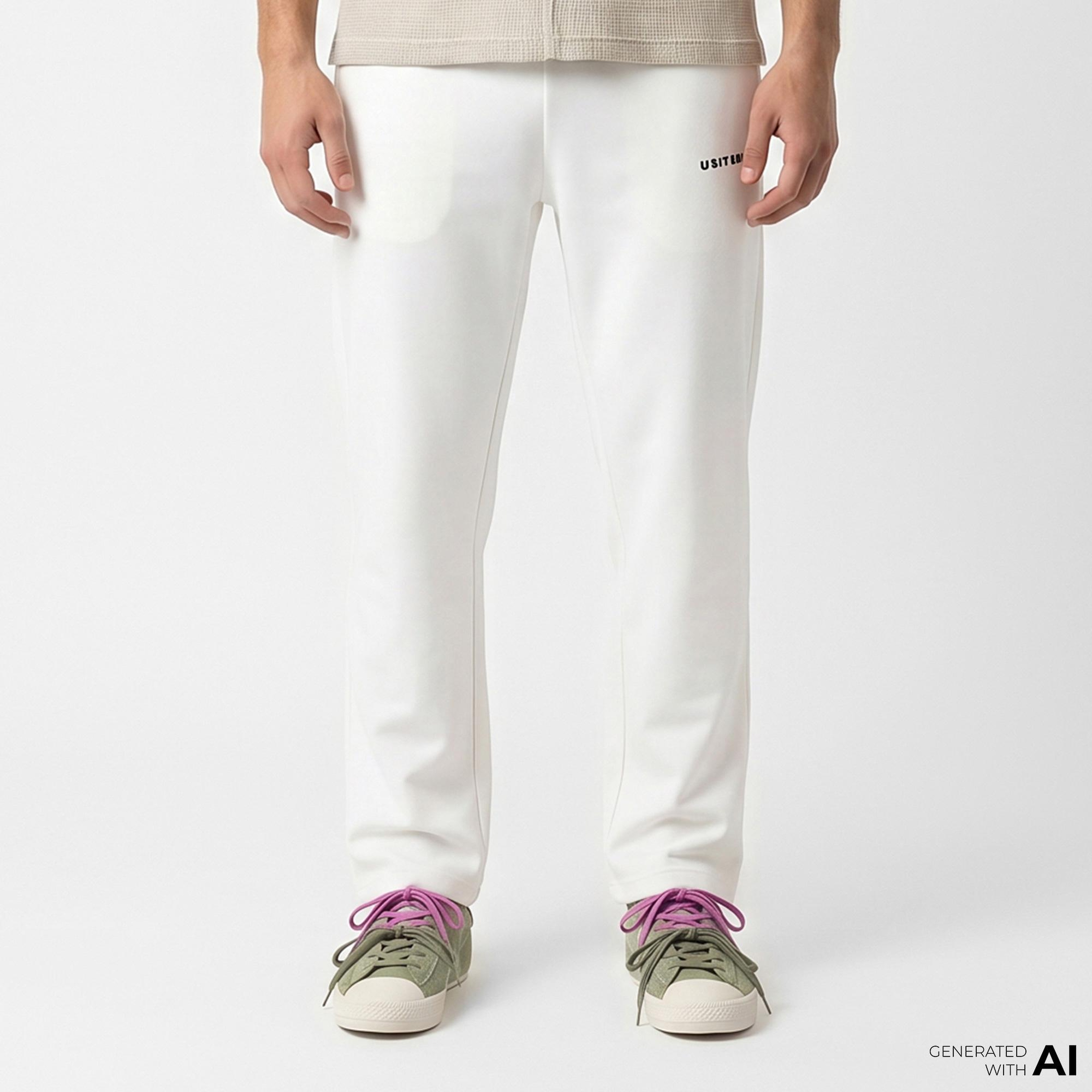 UNITED4 Comfort Fit Erkek Bej Eşofman Altı