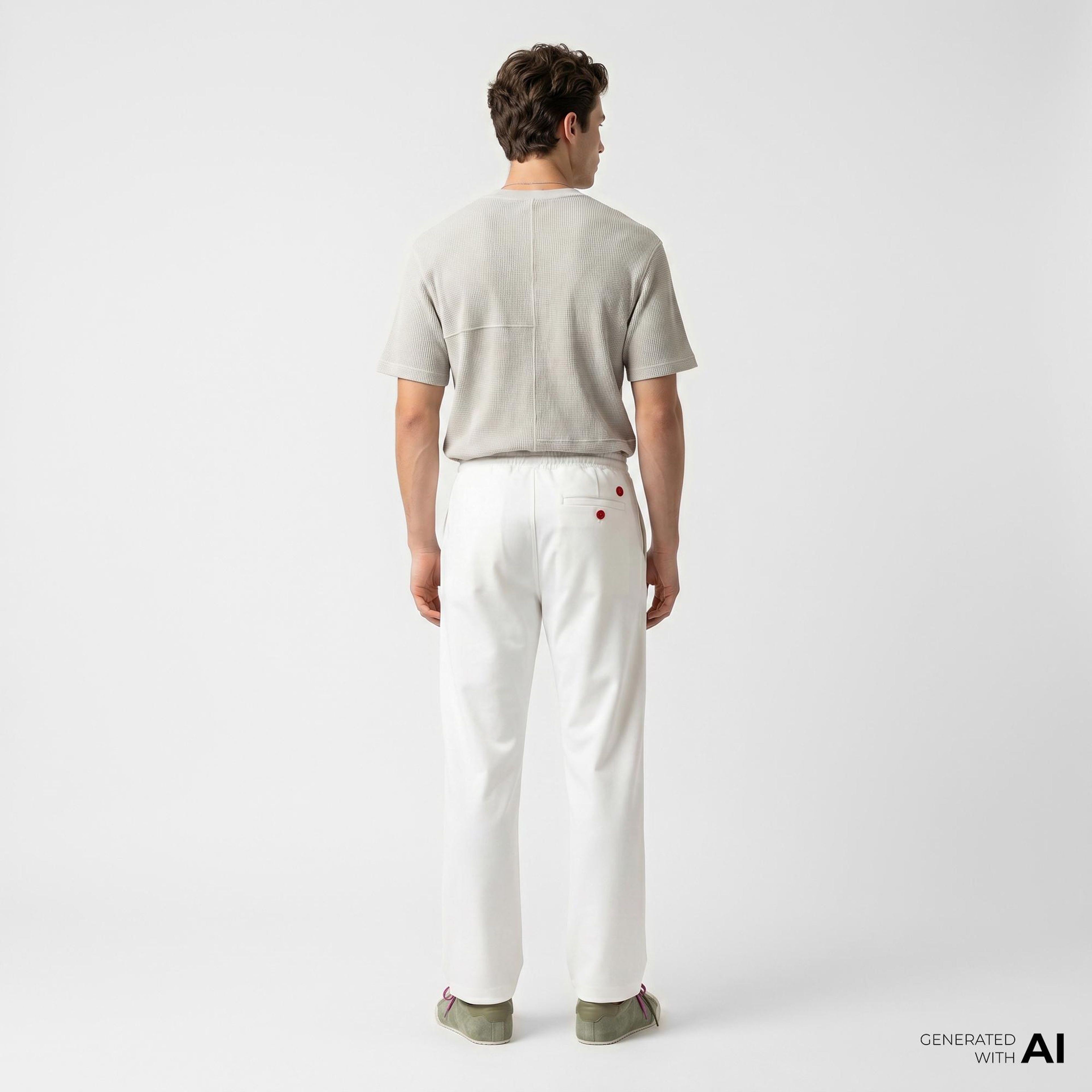 UNITED4 Comfort Fit Erkek Bej Eşofman Altı
