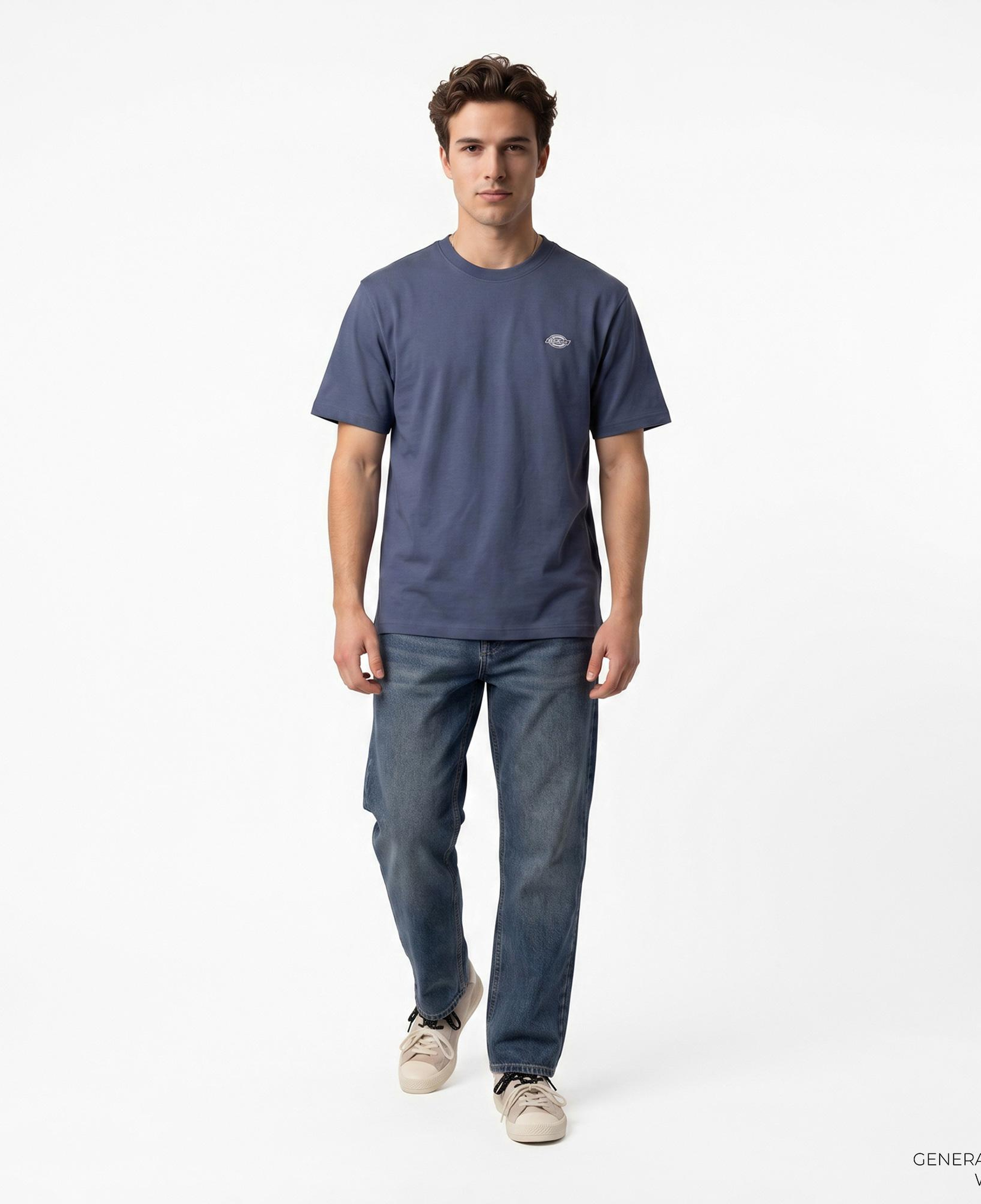 Dickies Summerdale Erkek Mavi T-Shirt
