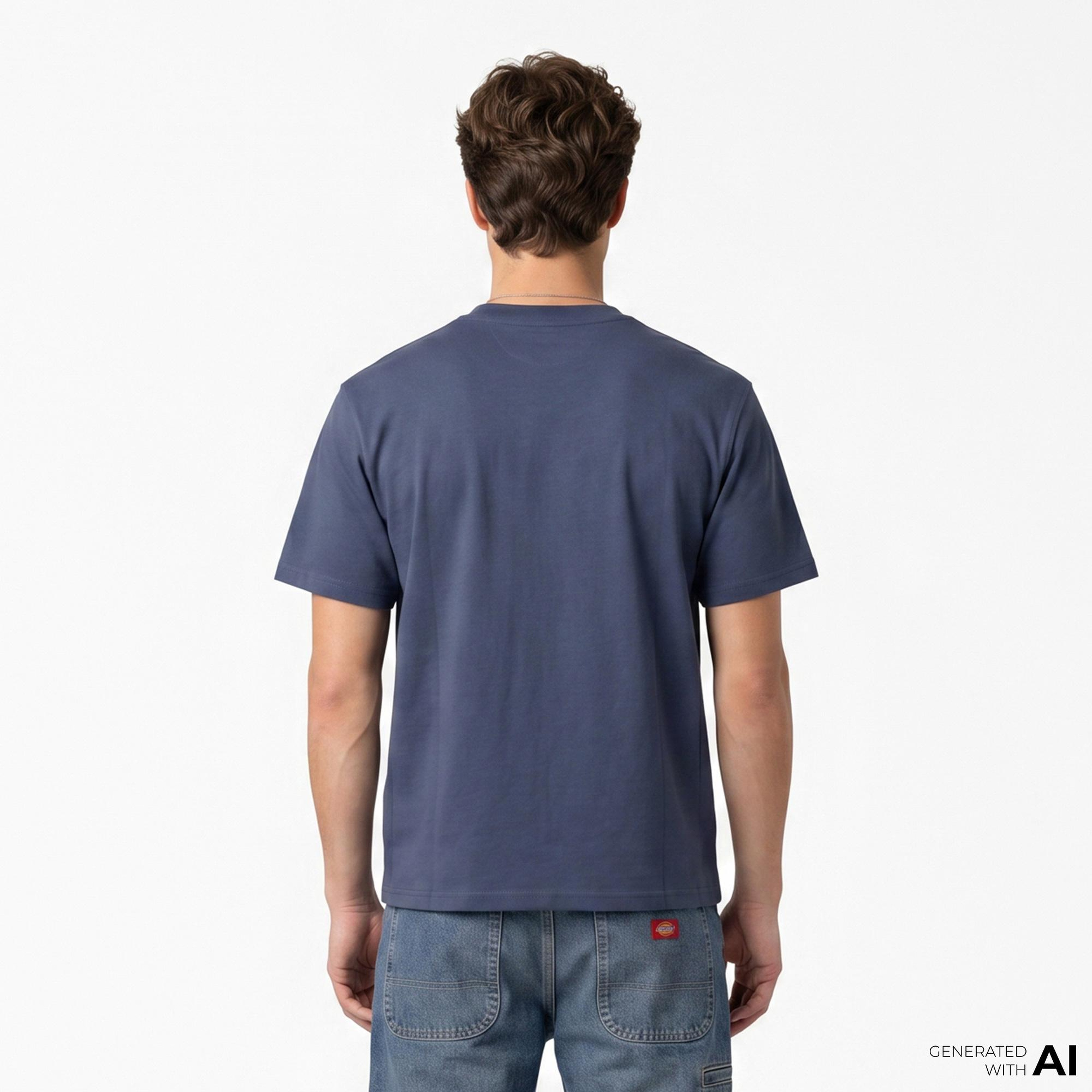 Dickies Summerdale Erkek Mavi T-Shirt