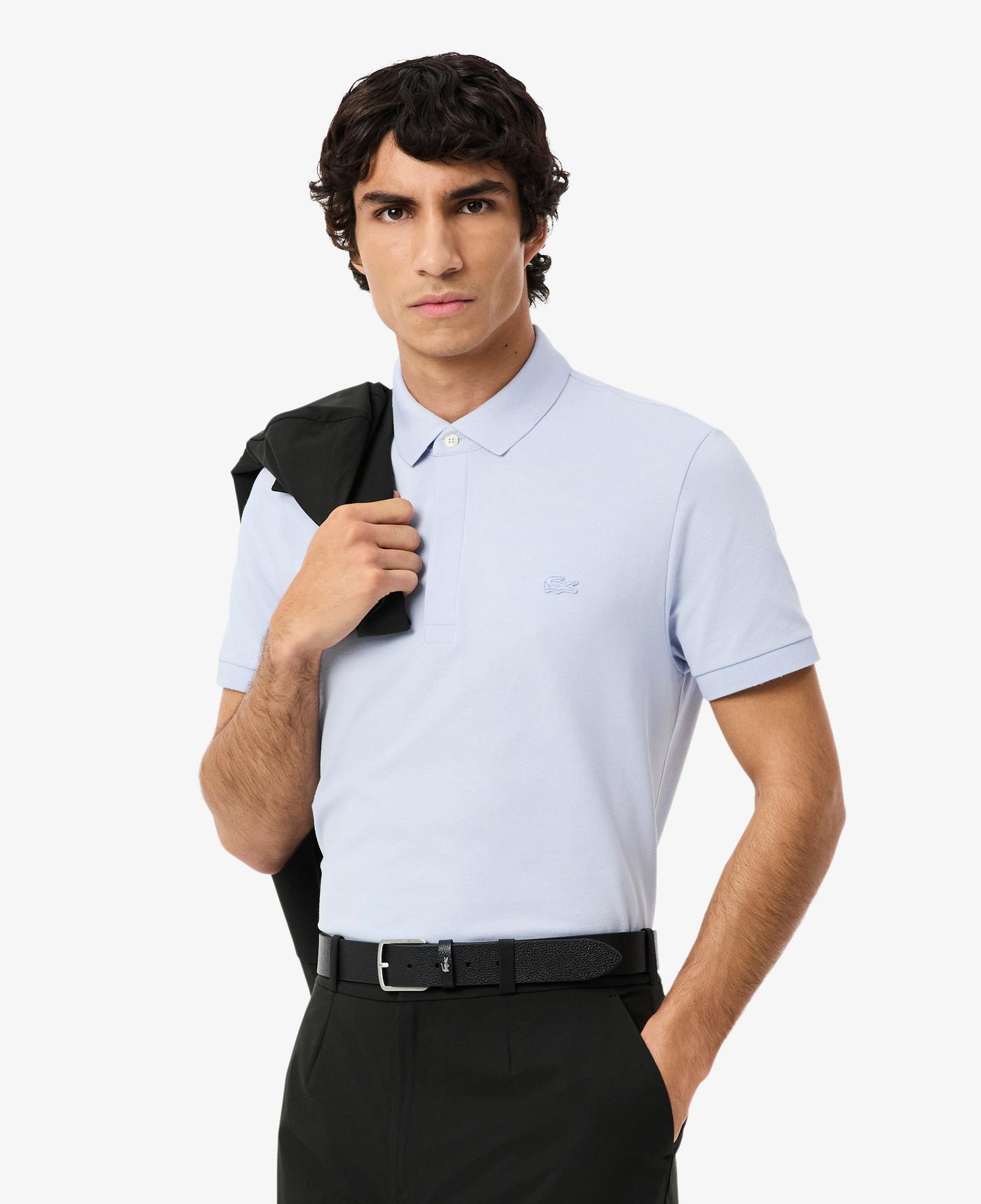 Erkek Regular Fit Mavi Paris Polo
