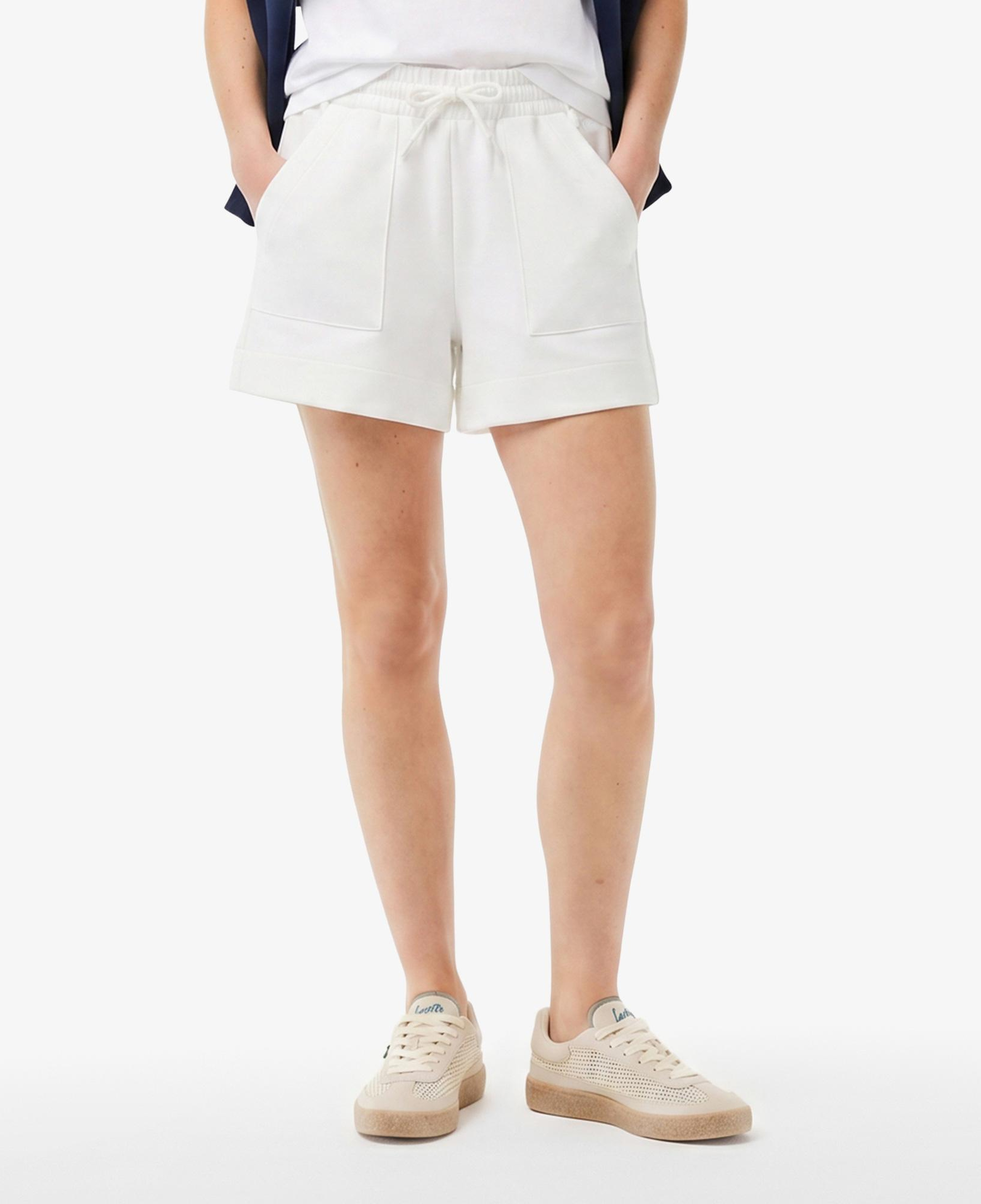 Kadın Relaxed Fit Beyaz Şort