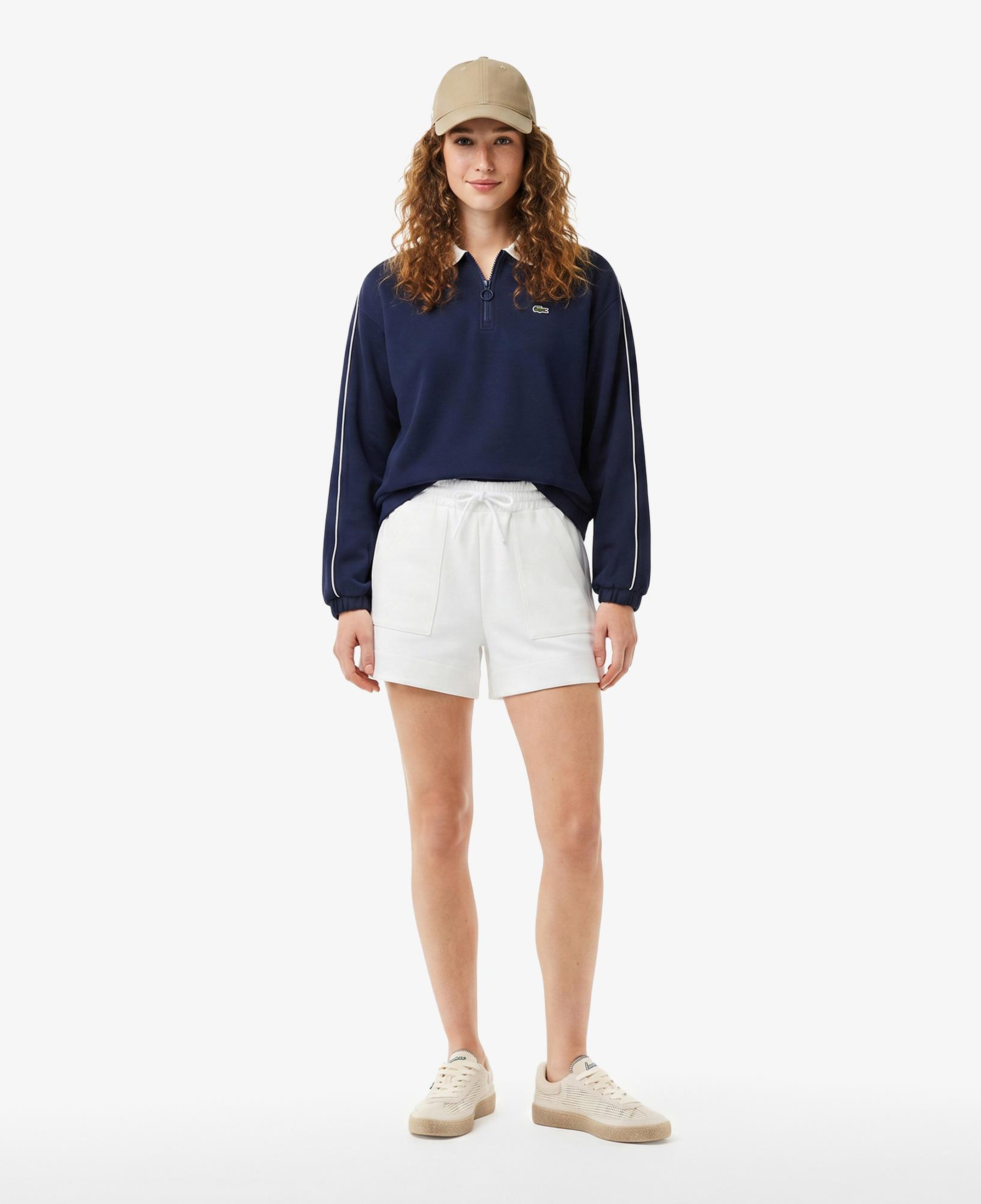 Kadın Relaxed Fit Beyaz Şort