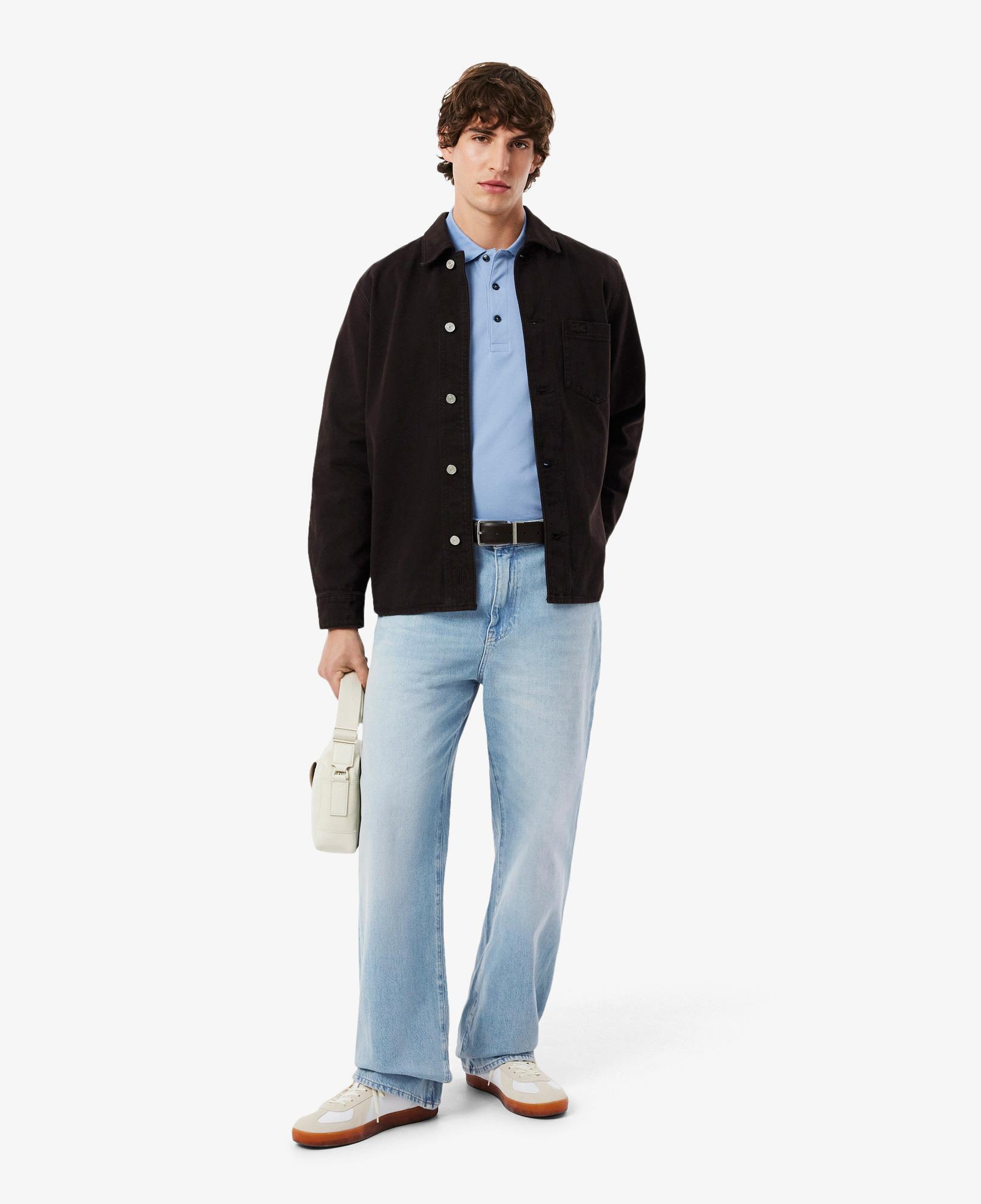 Erkek Loose Fit Mavi Jean Pantolon