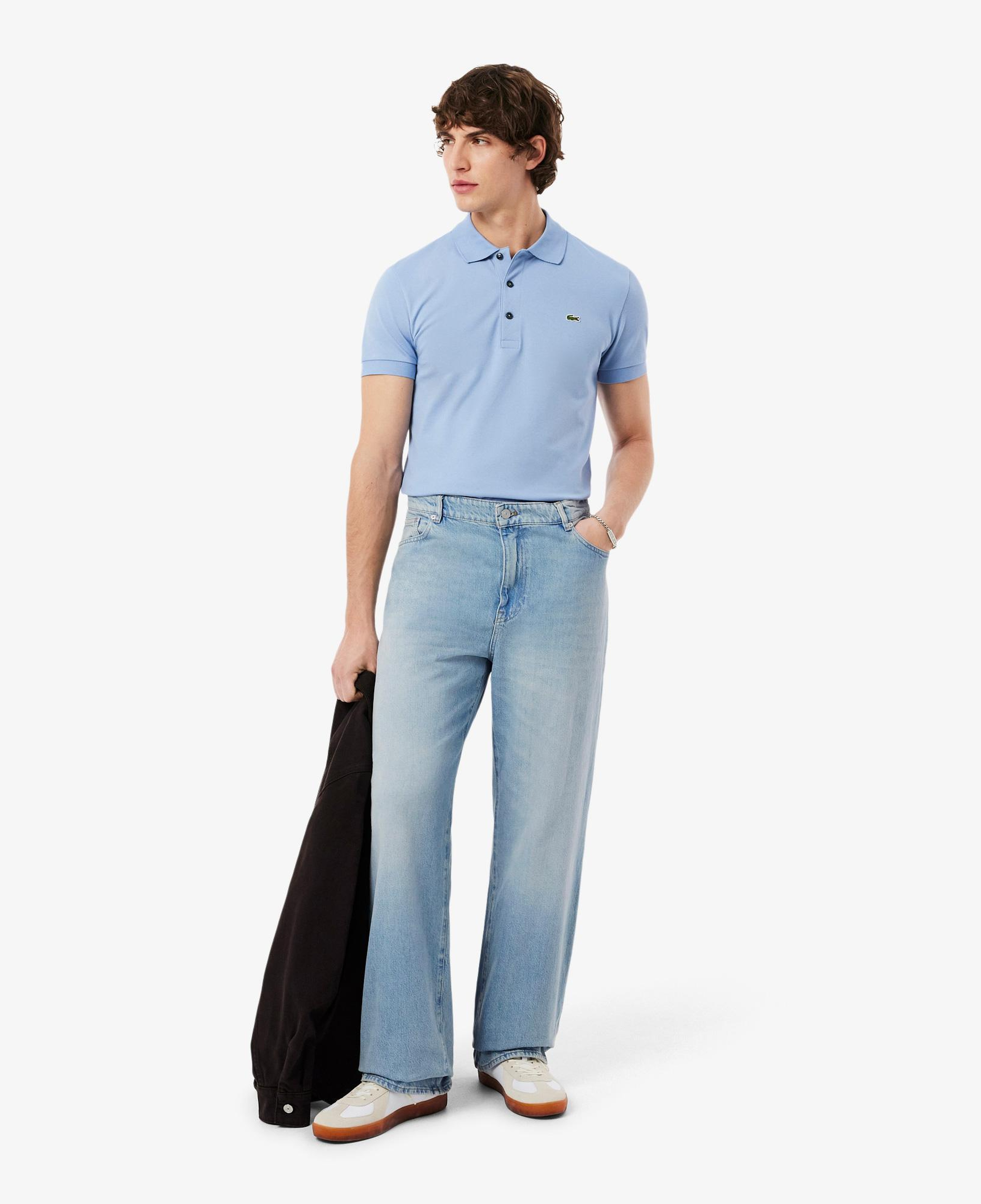 Erkek Loose Fit Mavi Jean Pantolon
