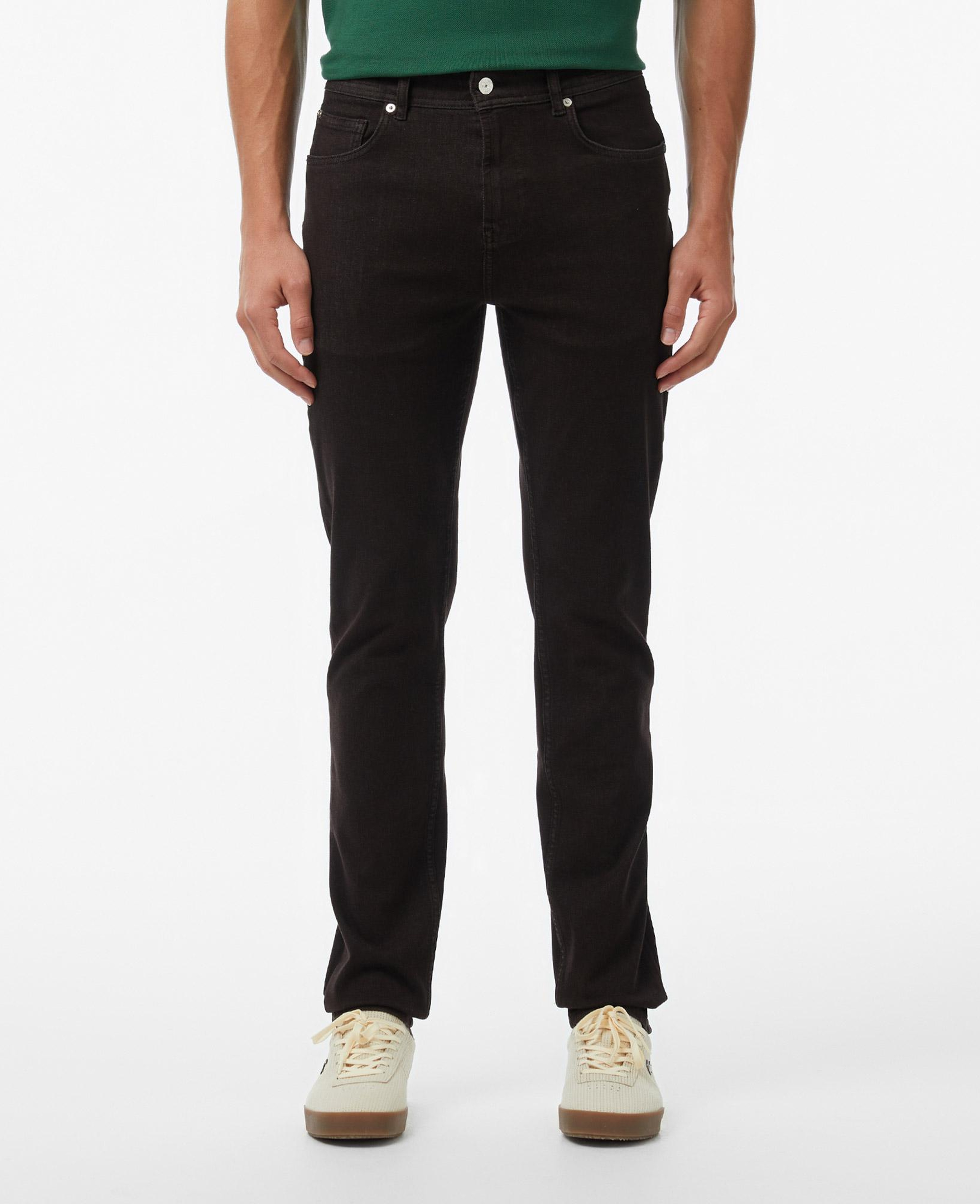 Erkek Slim Fit Kahverengi Jean Pantolon