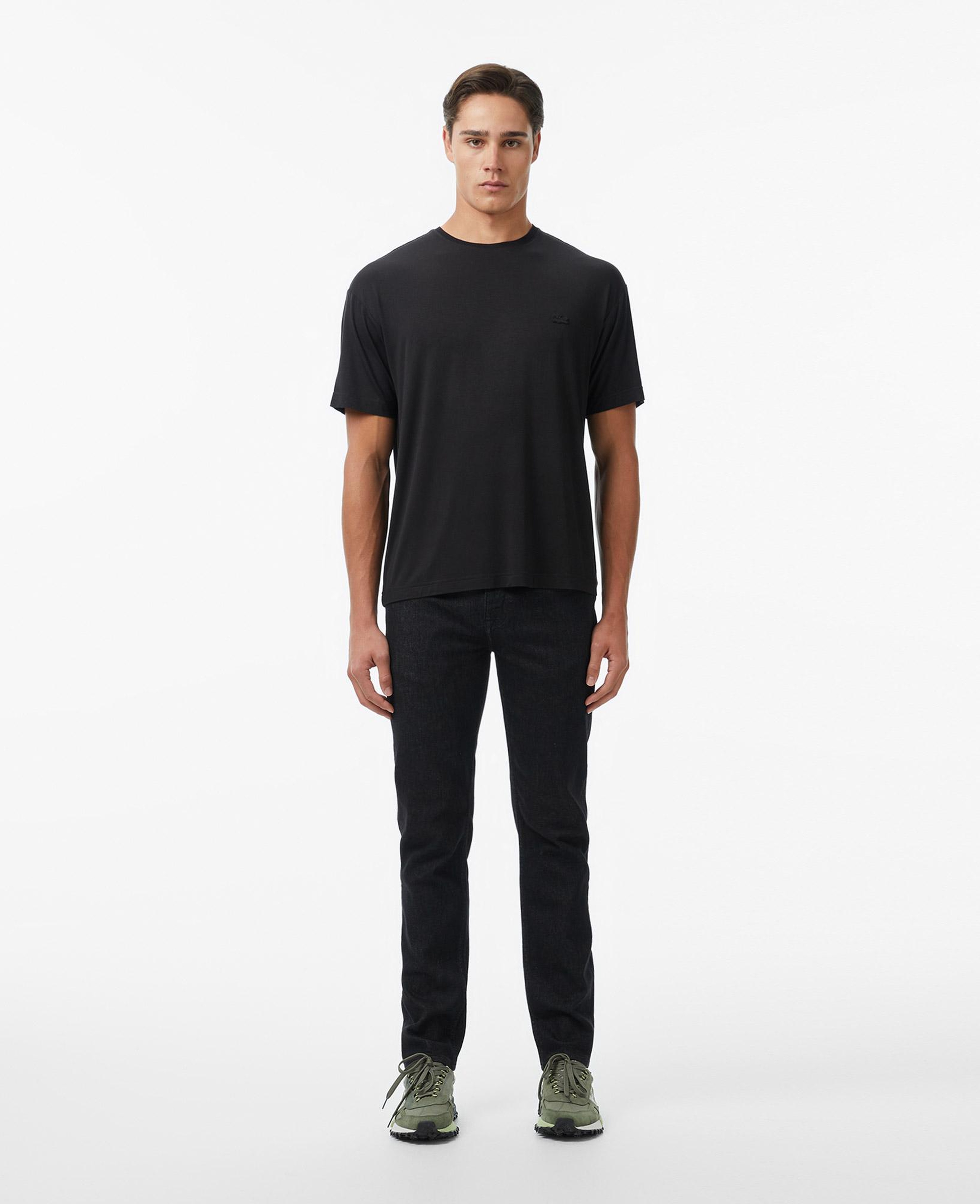 Erkek Relaxed Fit Siyah Jean Pantolon