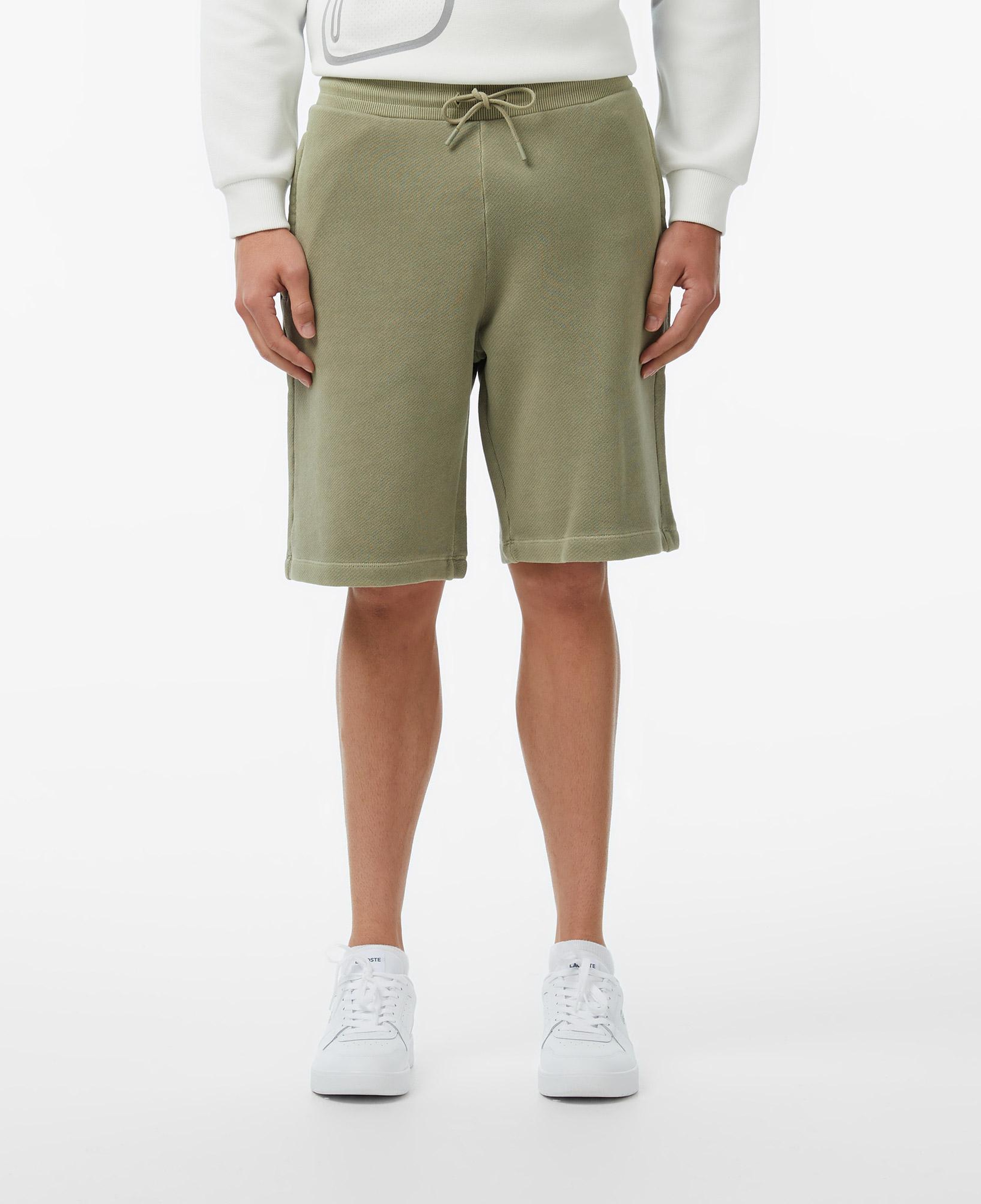 Erkek Loose Fit Haki Şort
