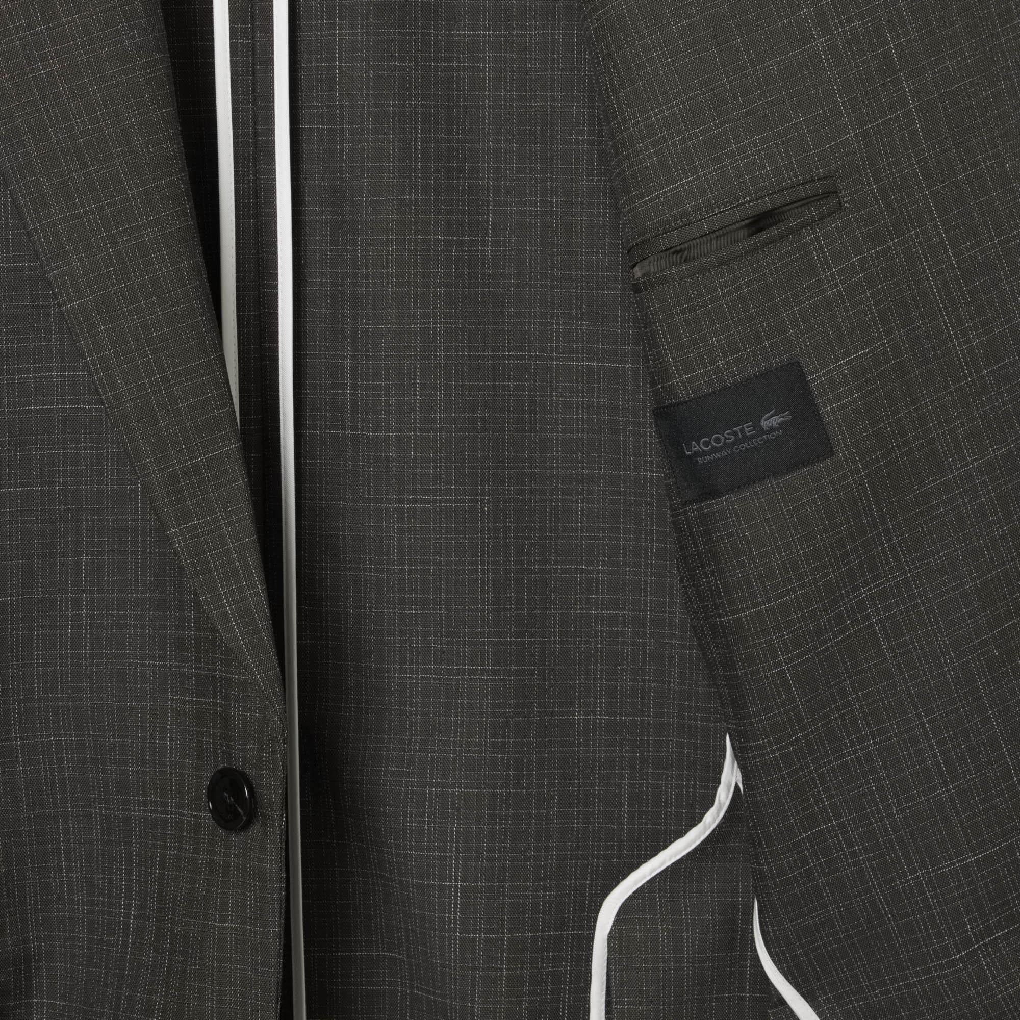 SS26 RUNWAY Unisex Yün Kahverengi Blazer