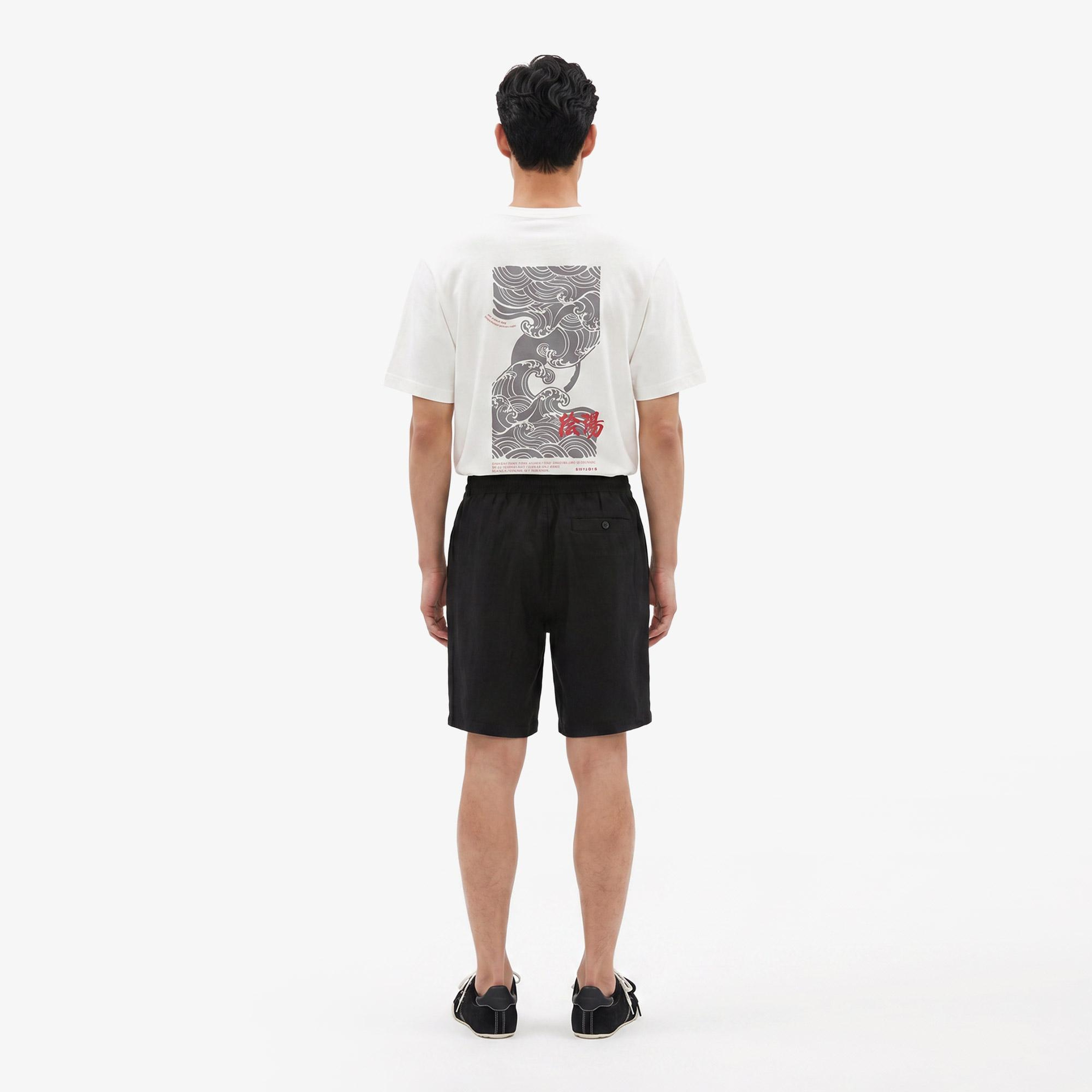 UNITED4 Regular Fit Erkek Siyah Şort
