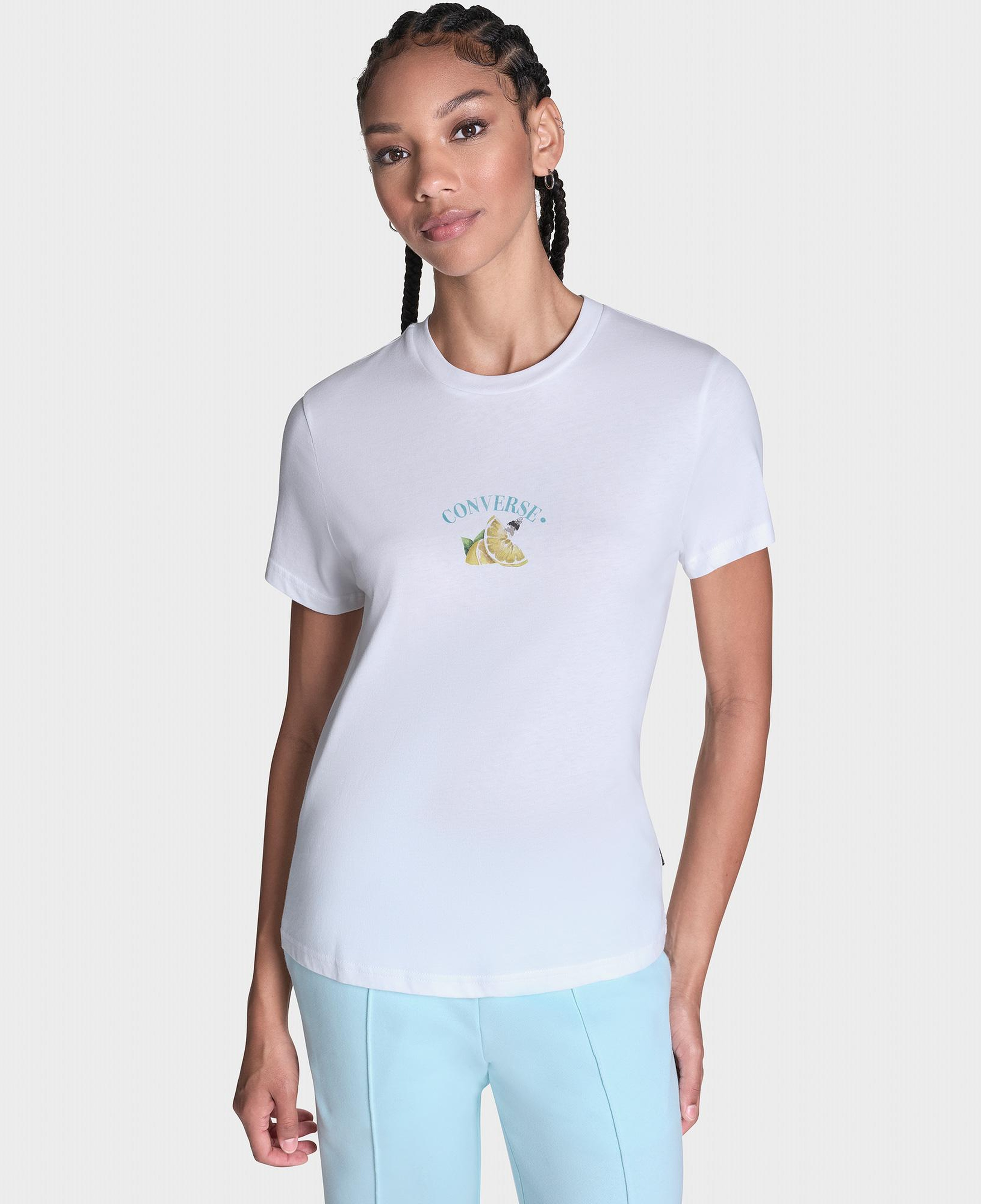 Converse Kadın Beyaz T-Shirt
