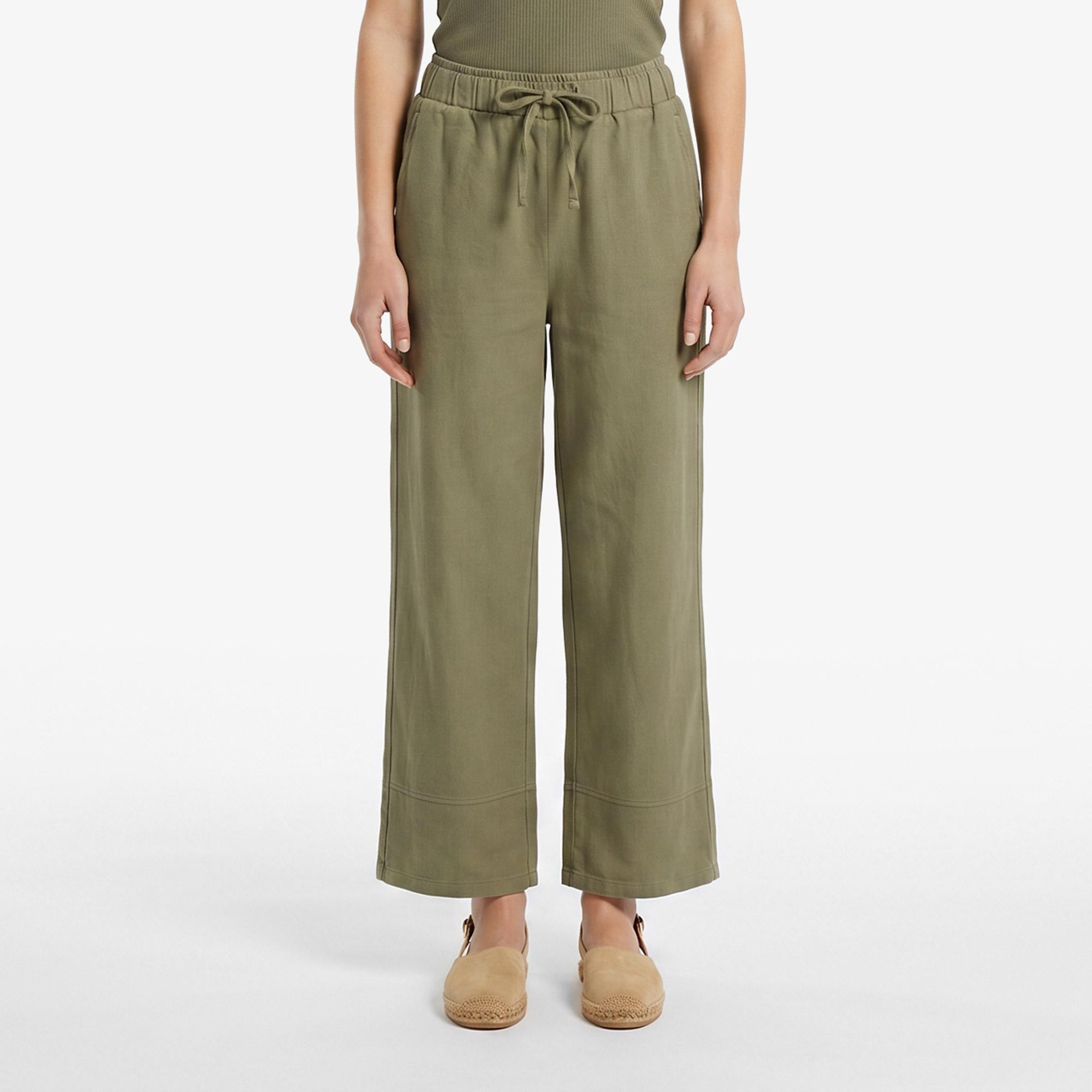 Nautica Kadın Yeşil Regular Fit Pantolon