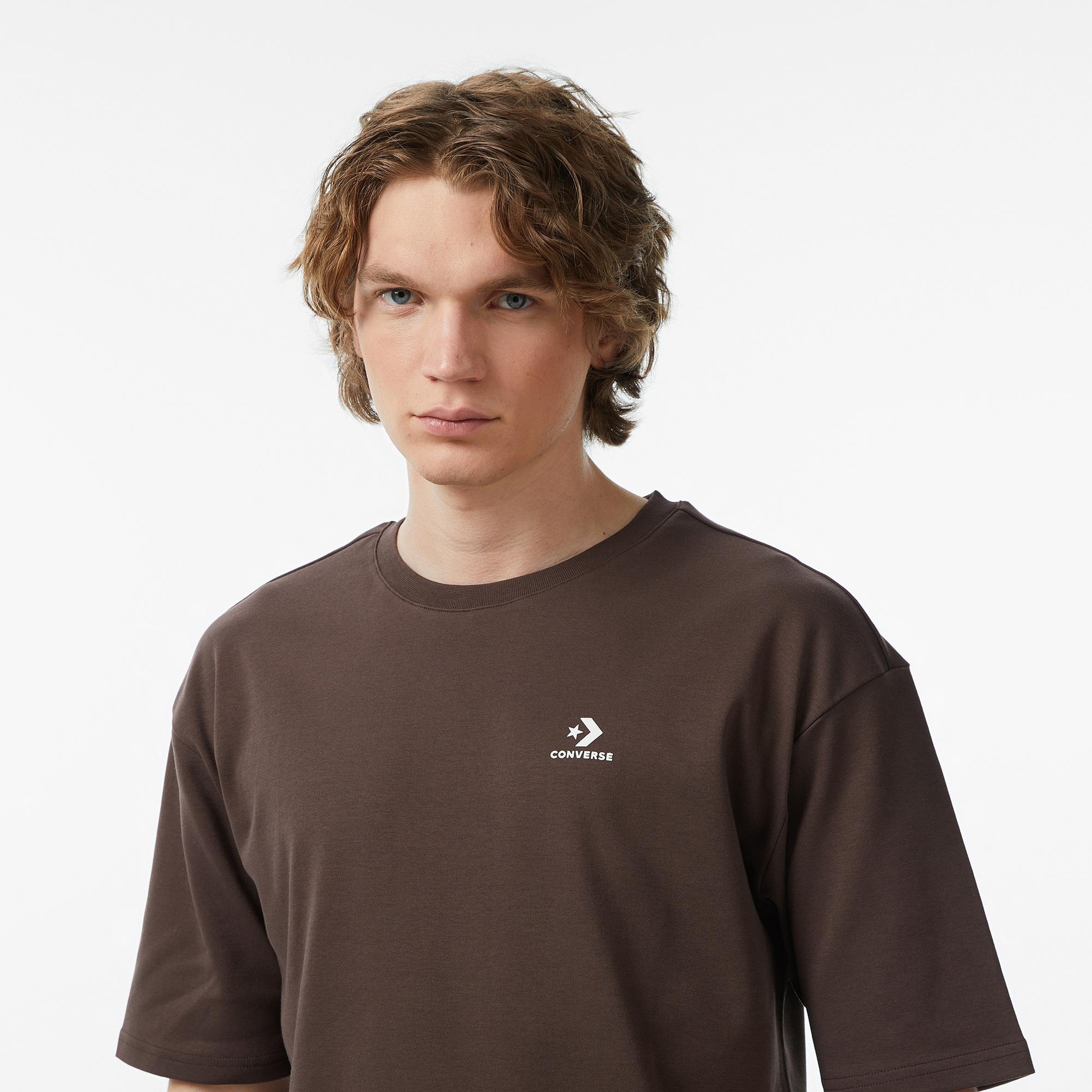 Converse Erkek Kahverengi T-Shirt