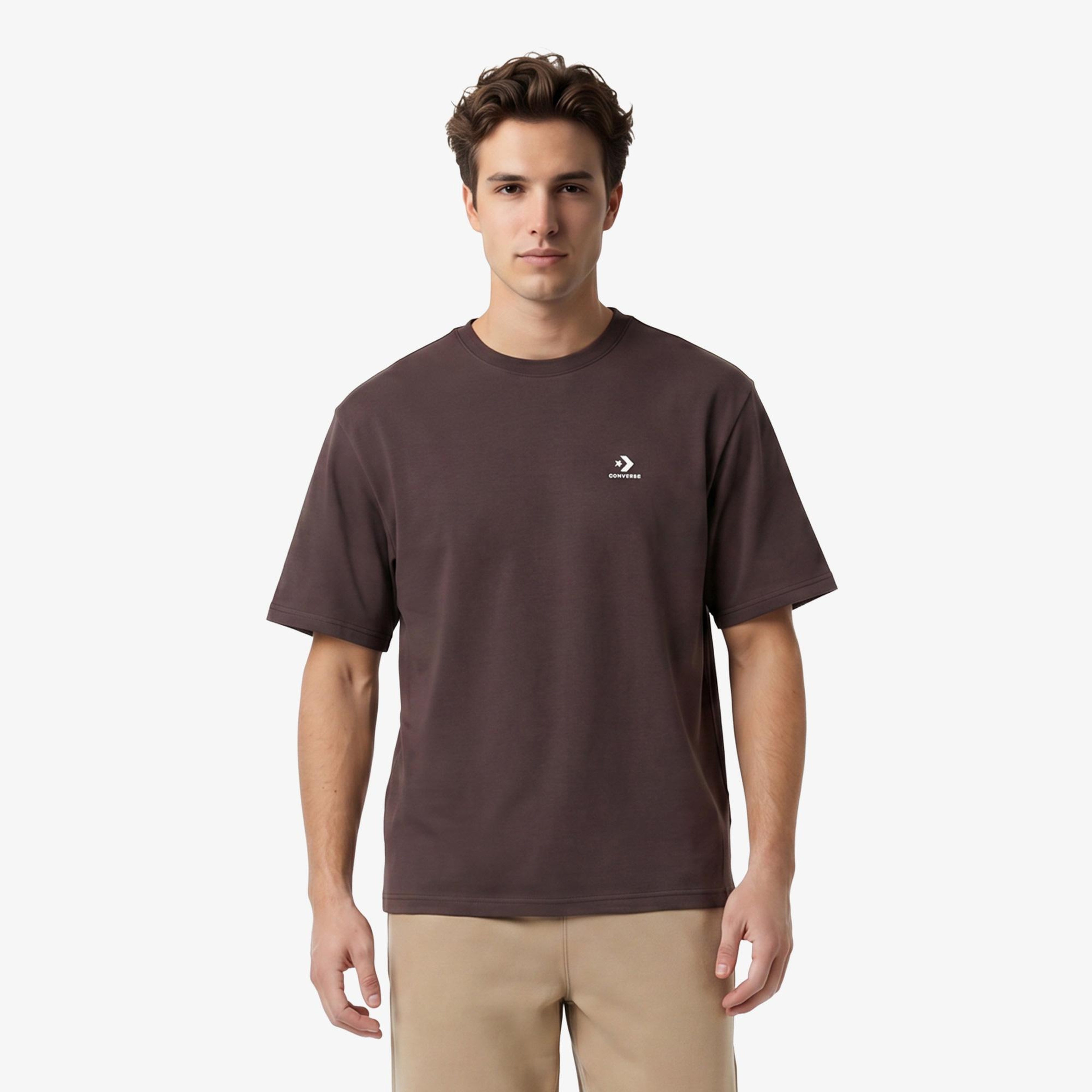 Converse Erkek Kahverengi T-Shirt