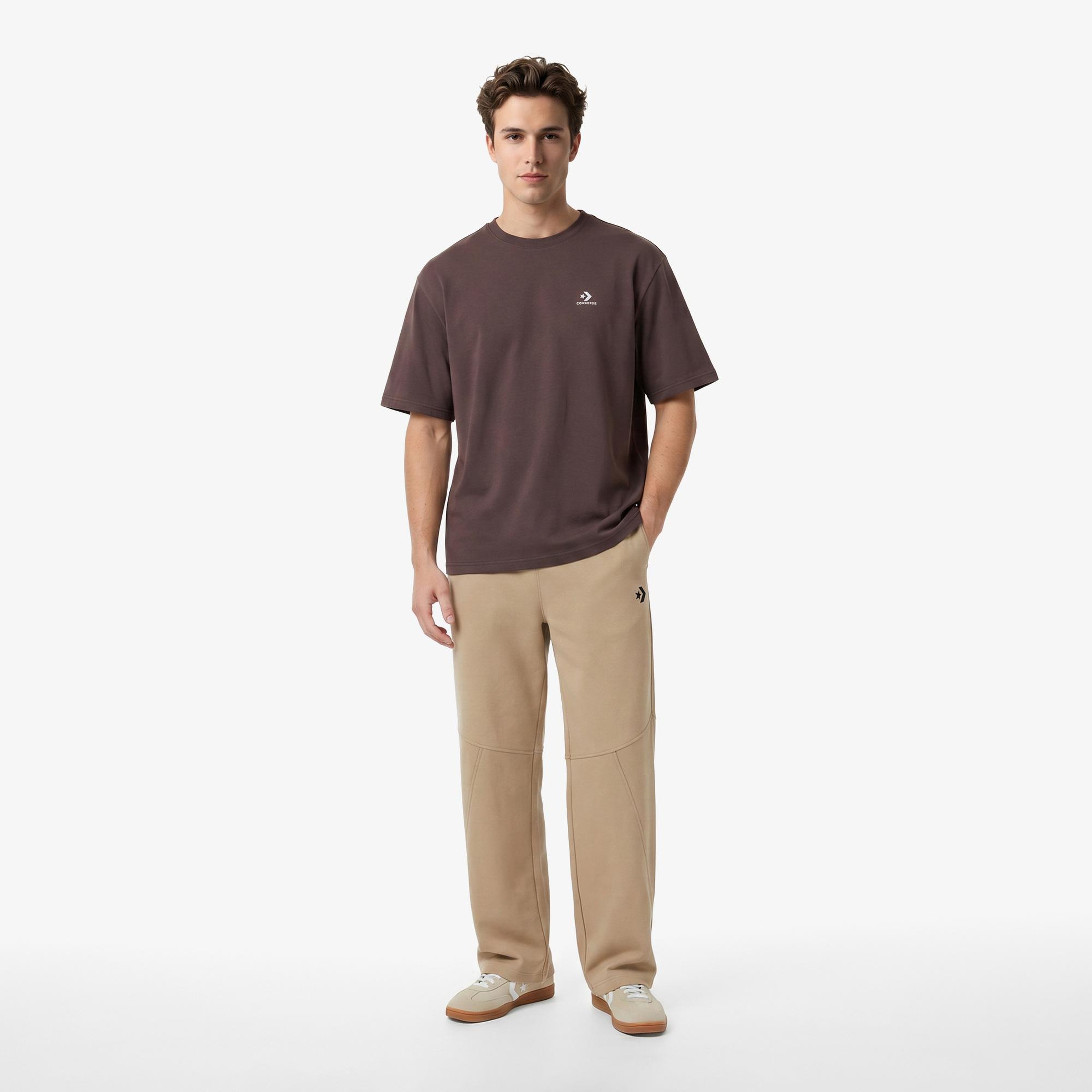 Converse Erkek Kahverengi T-Shirt