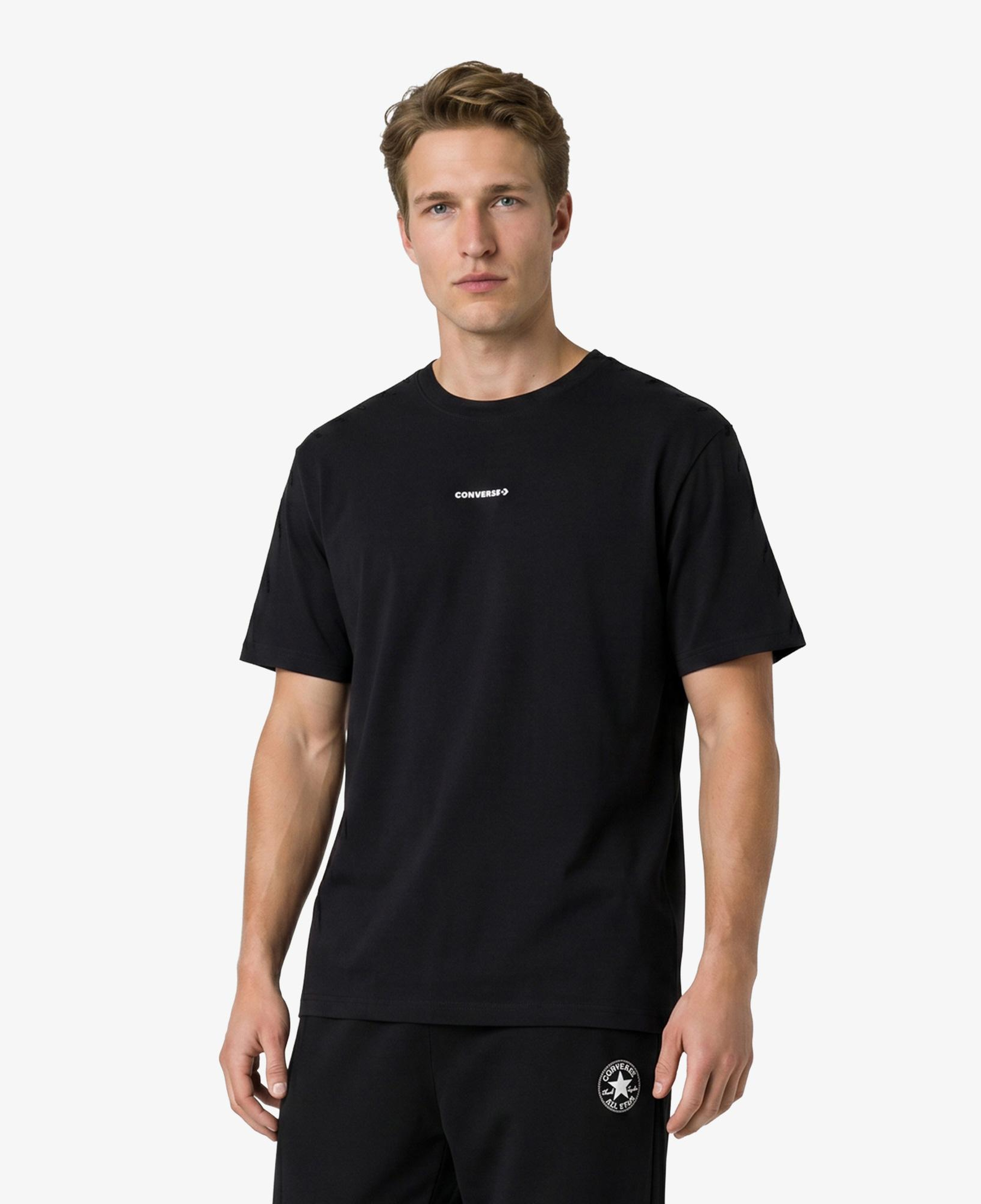 Converse Erkek Siyah Grafik Baskılı T-Shirt