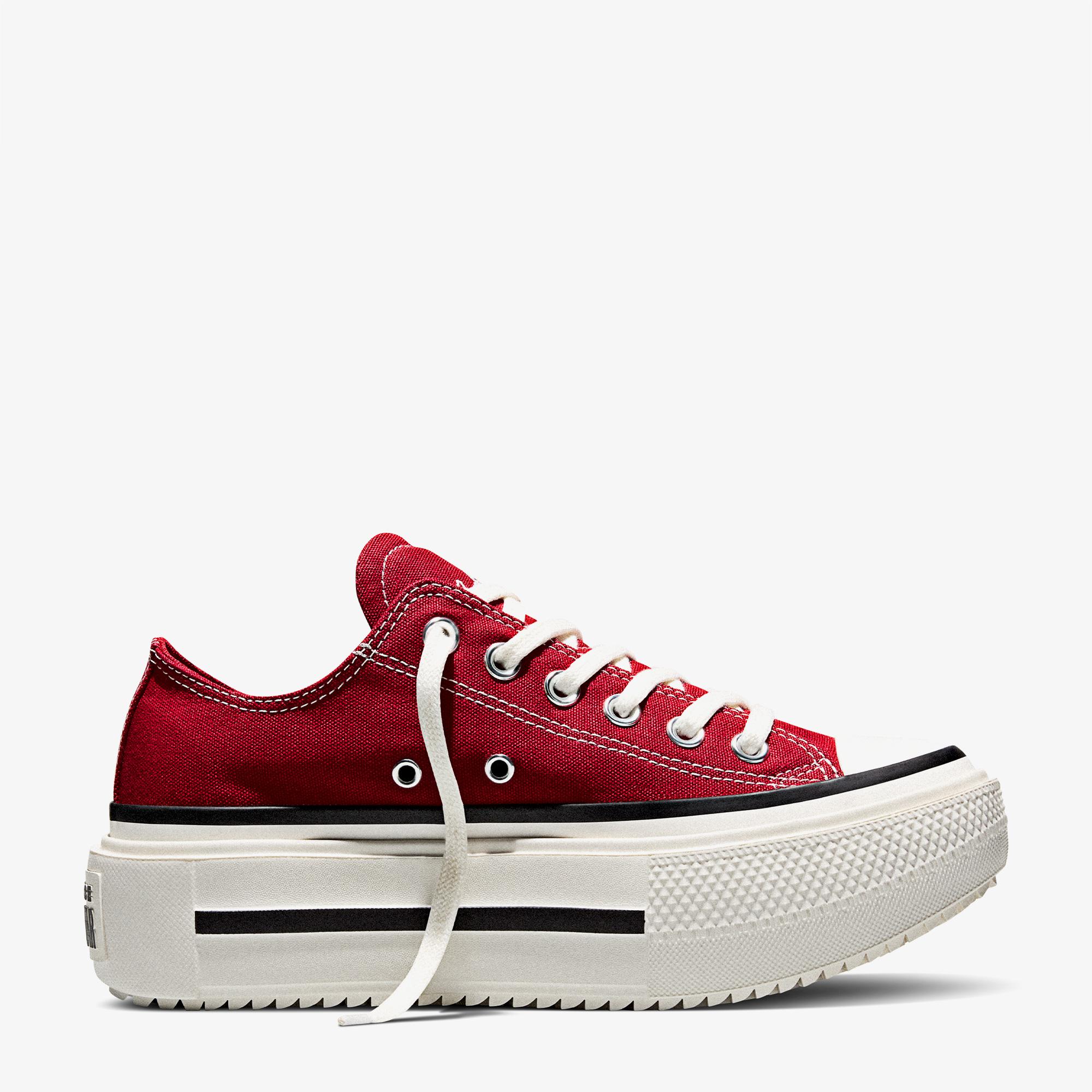 Converse Chuck Taylor All Star Lift Double Stack Unisex Kırmızı Sneaker