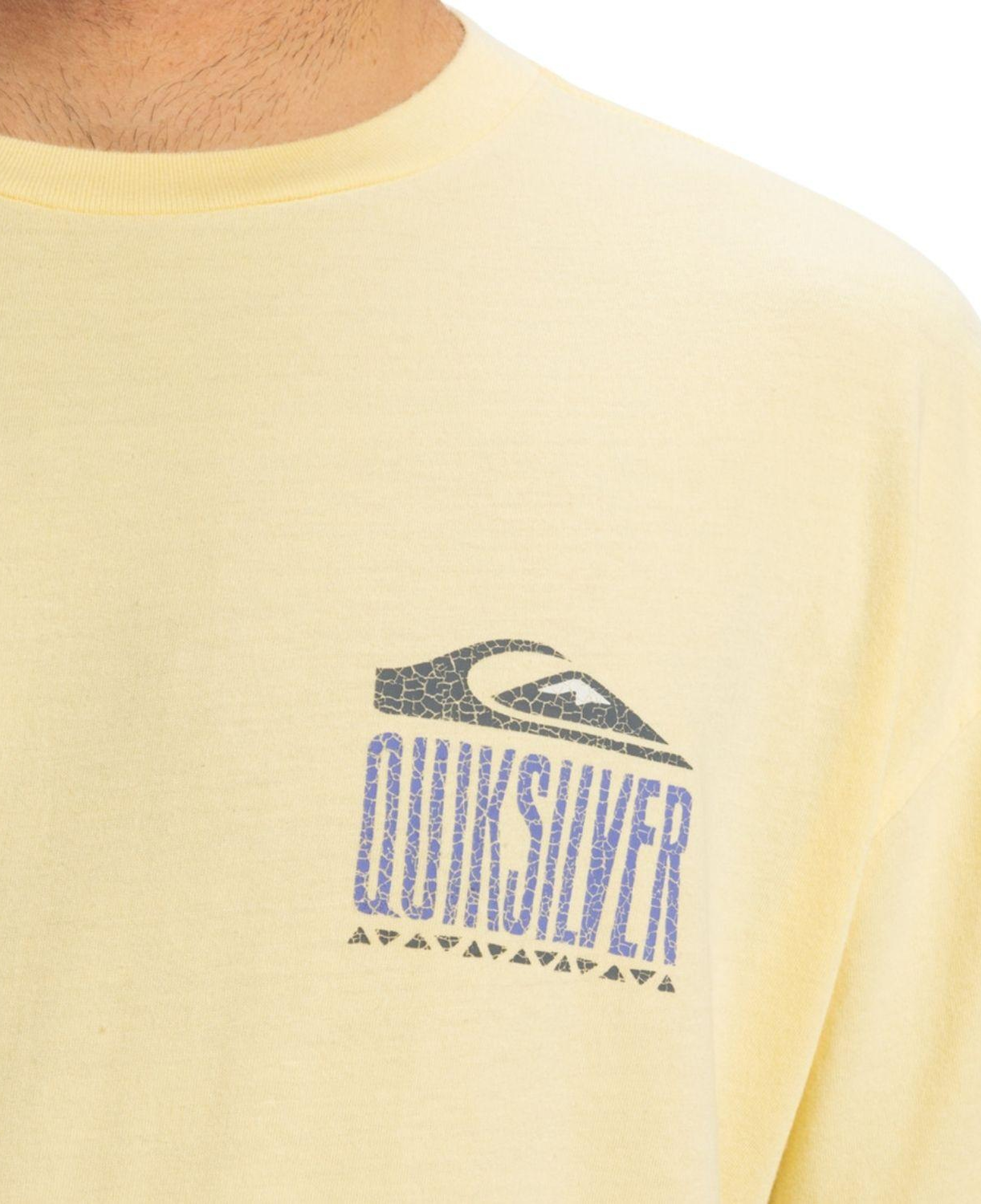 Quiksilver Gh Qs World Force Erkek Sarı Tişört