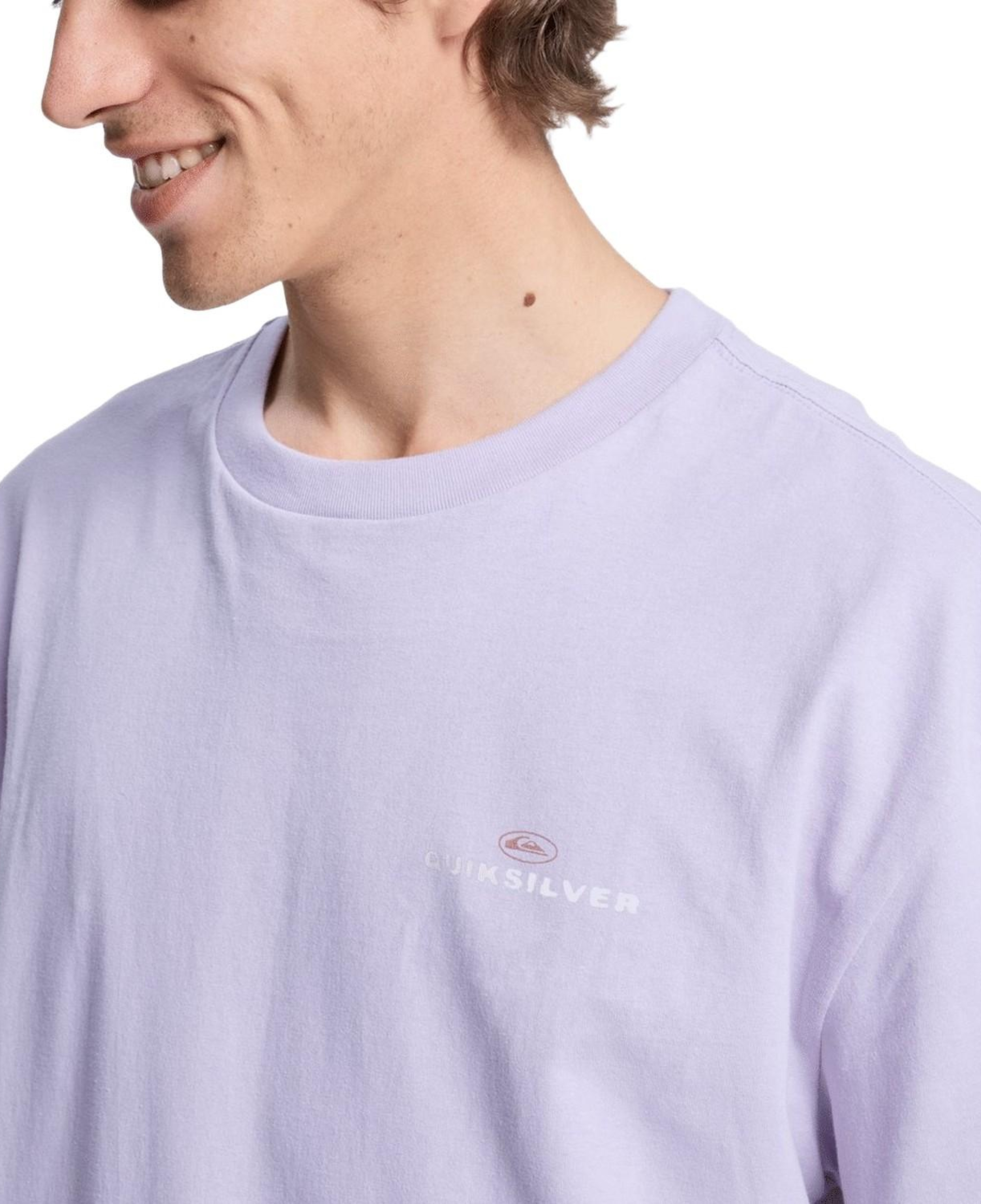 Quiksilver Upside Do Erkek Mor Tişört