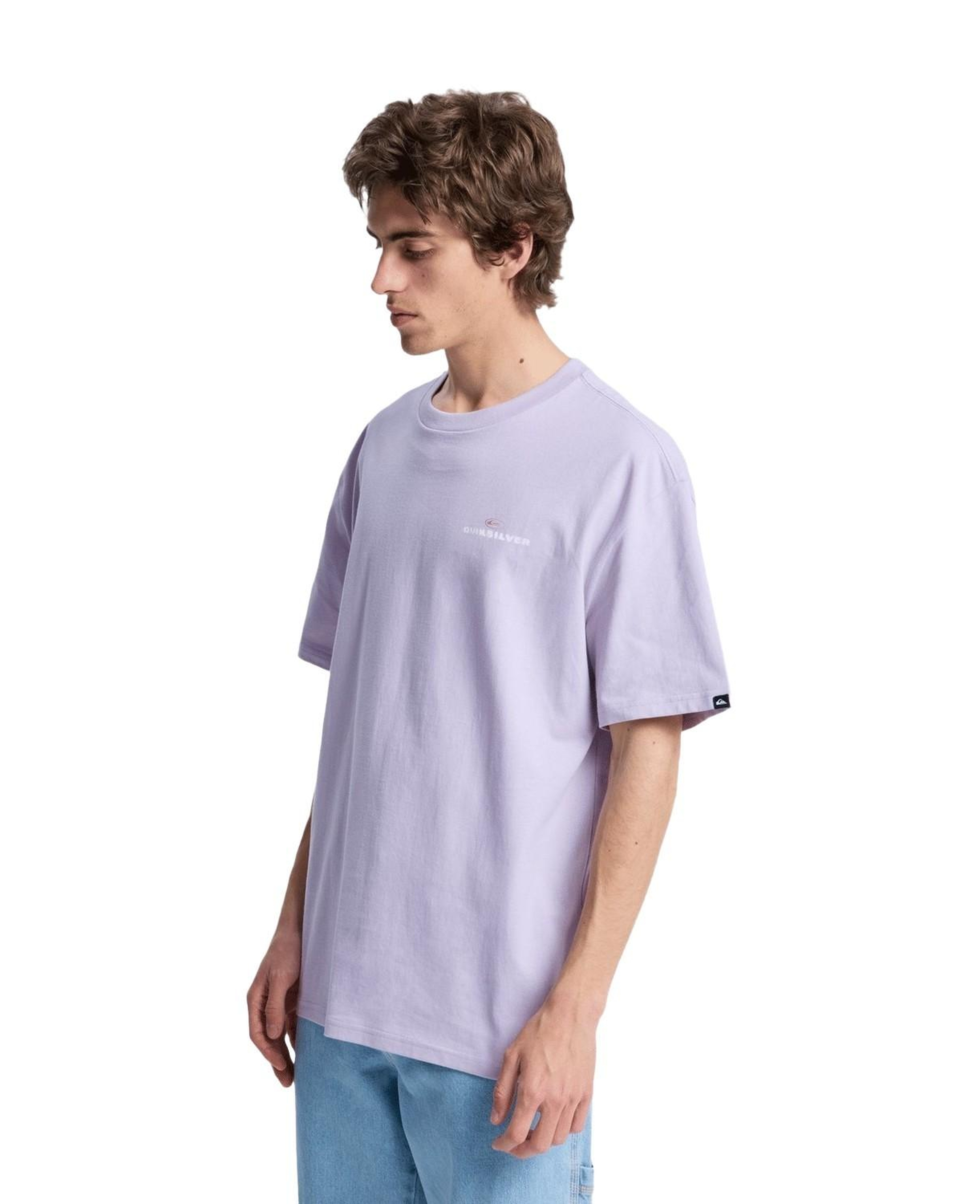 Quiksilver Upside Do Erkek Mor Tişört