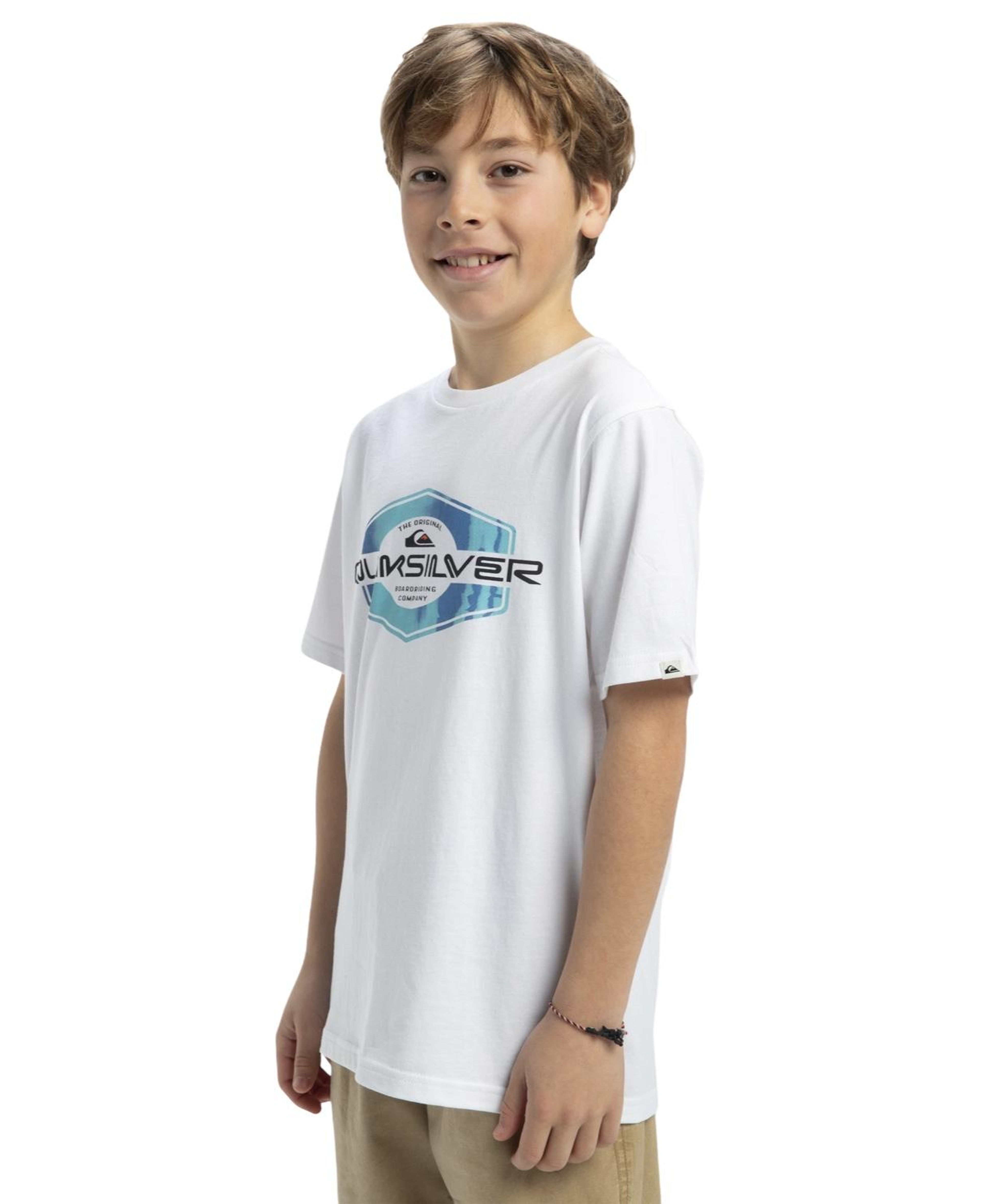 Quiksilver Ev Locked Up Yth Erkek Çocuk Beyaz Tişört