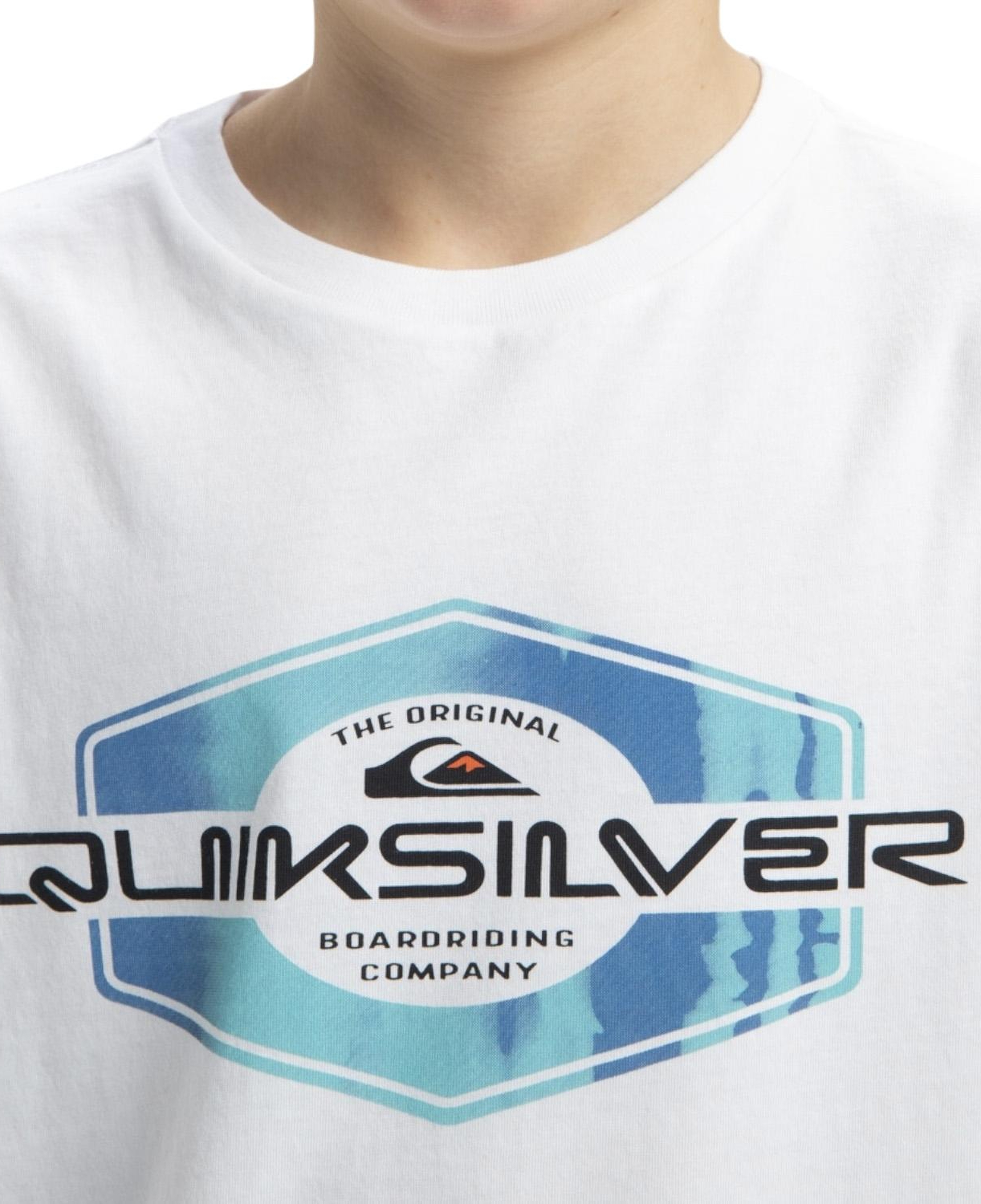 Quiksilver Ev Locked Up Yth Erkek Çocuk Beyaz Tişört
