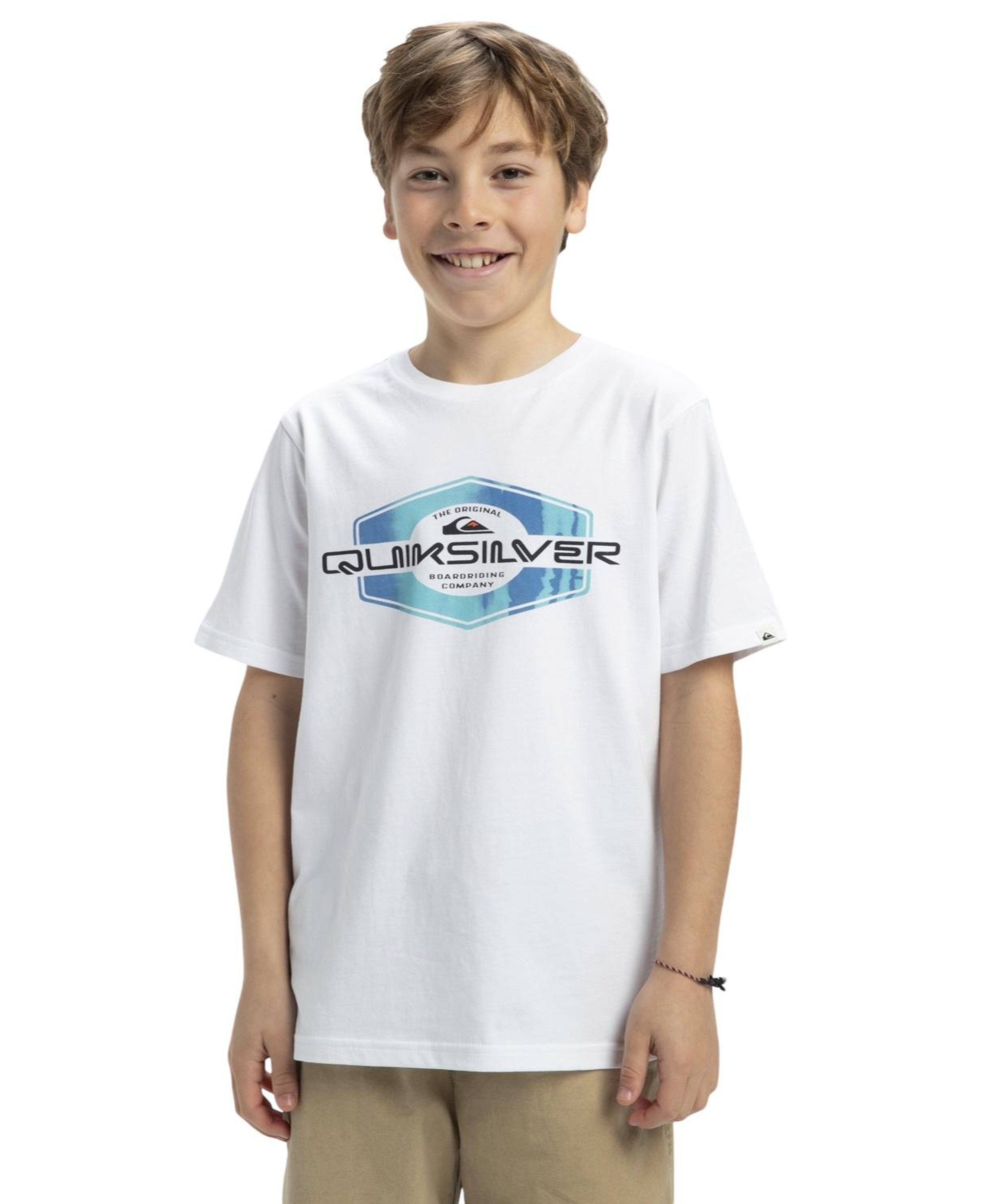 Quiksilver Ev Locked Up Yth Erkek Çocuk Beyaz Tişört