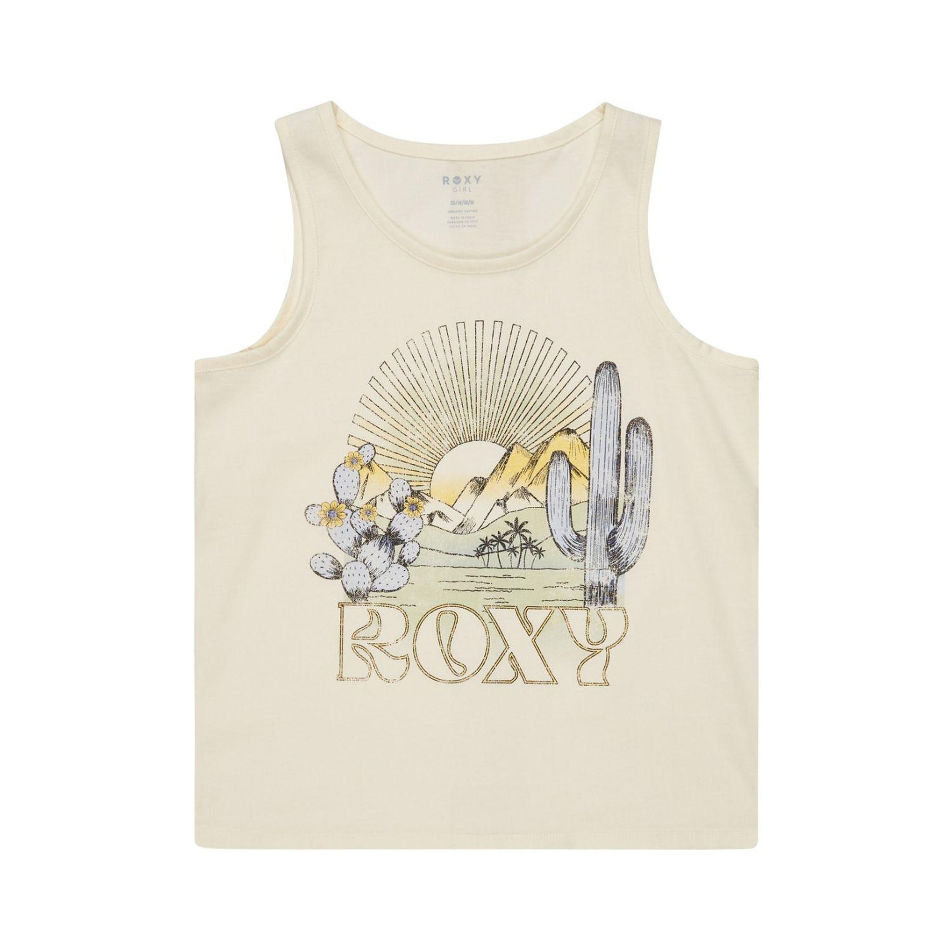 Roxy There Is Life Vintage Kız Çocuk Beyaz Tişört