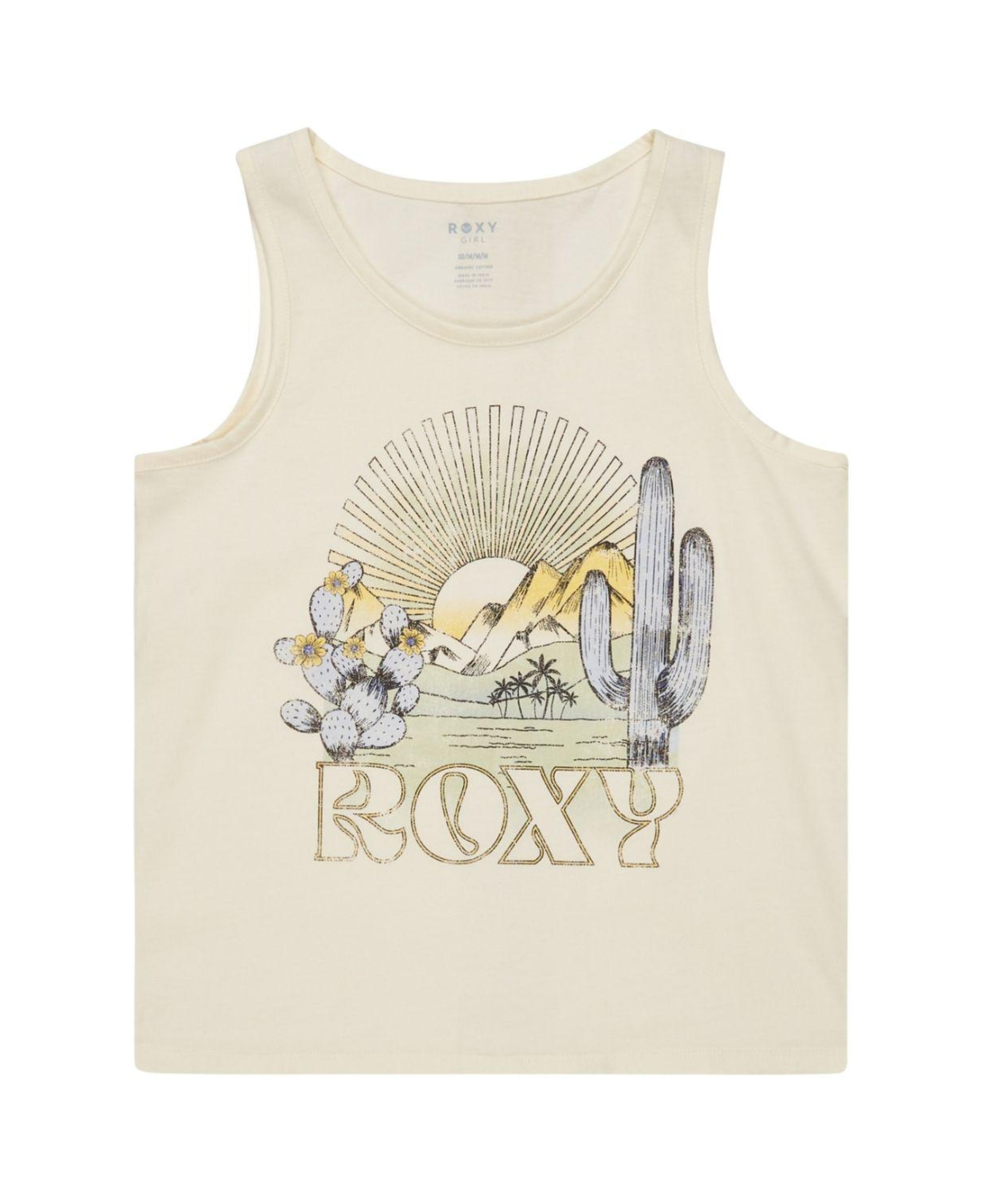 Roxy There Is Life Vintage Kız Çocuk Beyaz Tişört