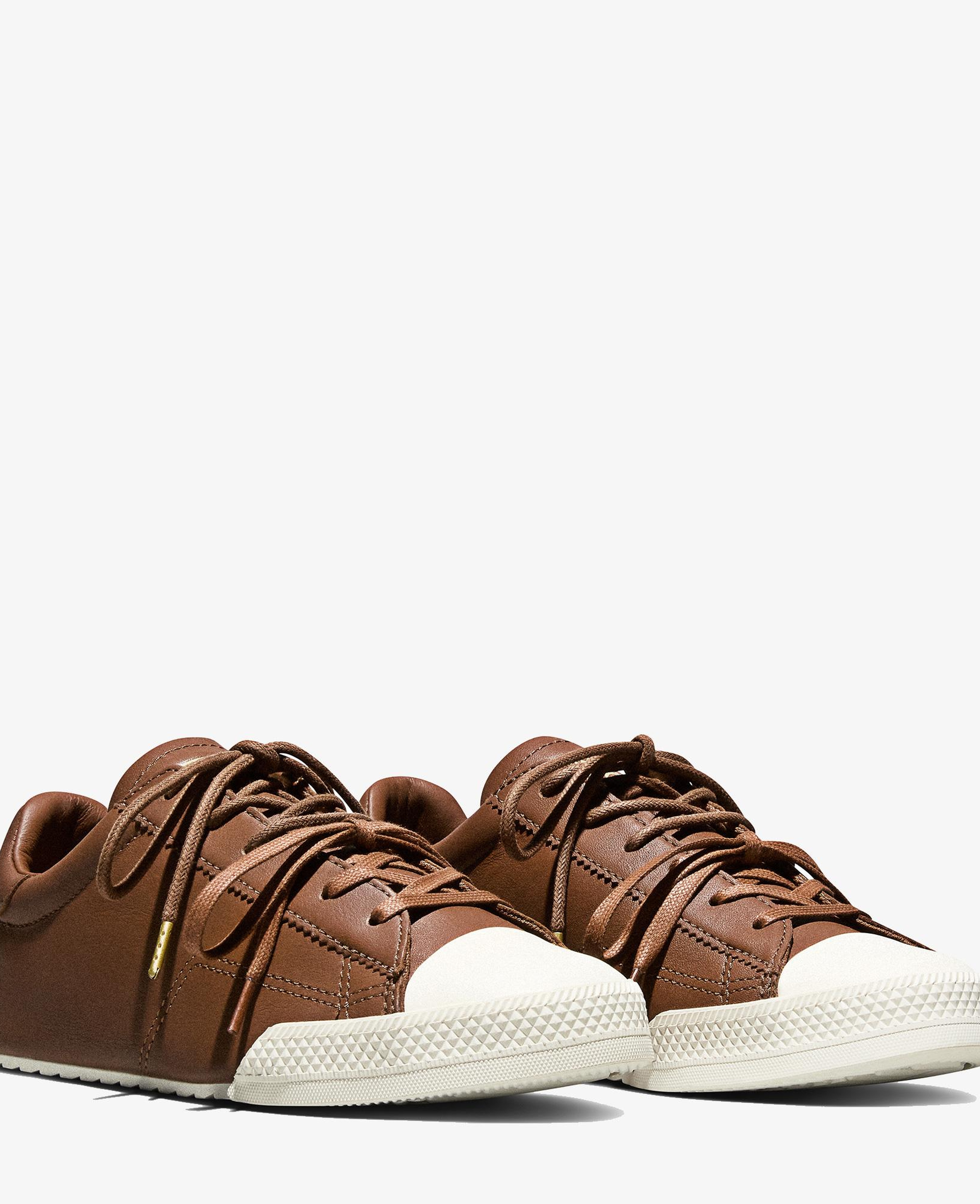Converse Chuck Taylor LO Unisex Kahverengi Deri Sneaker