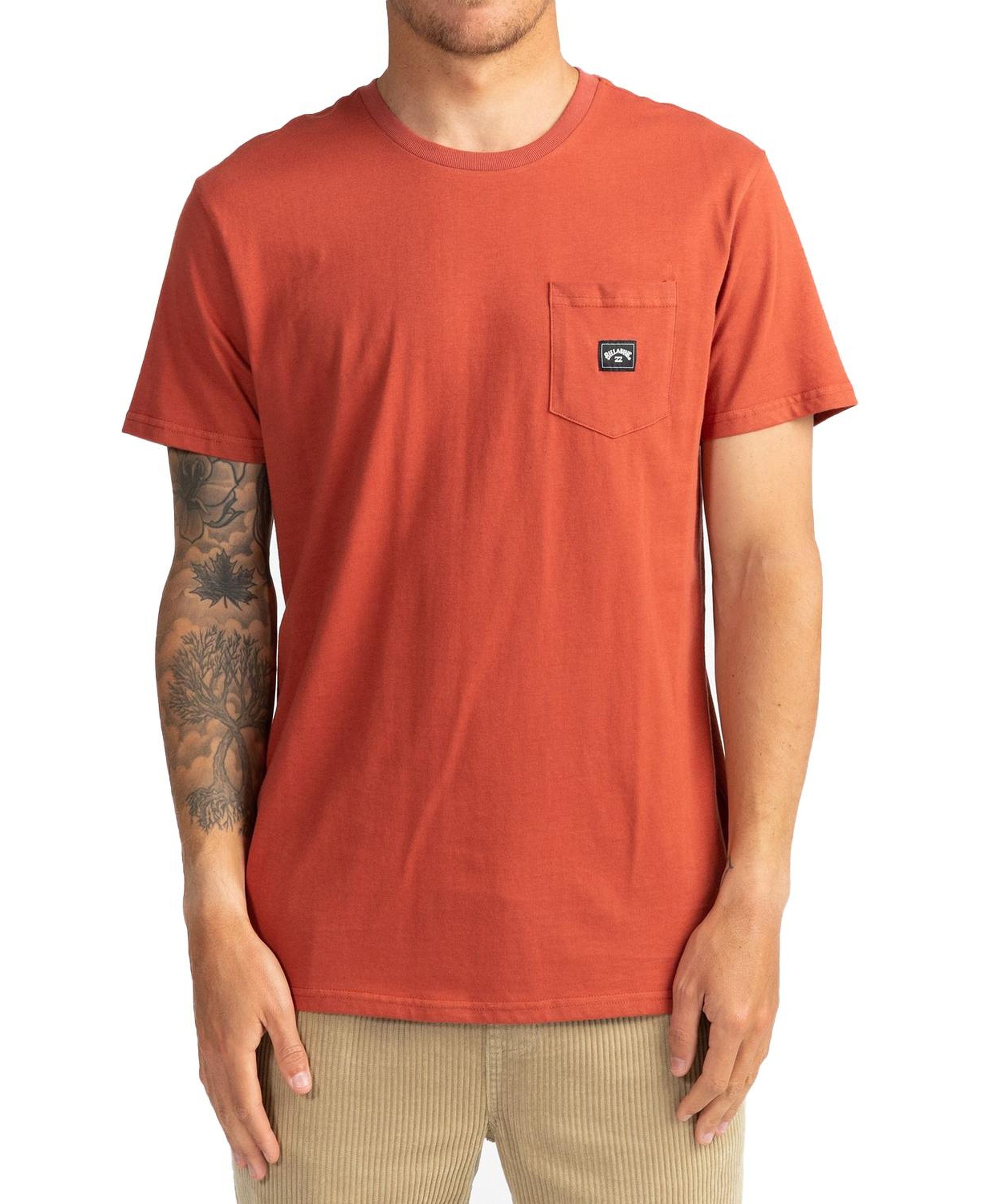 Billabong Stacked Erkek Kırmızı Tişört