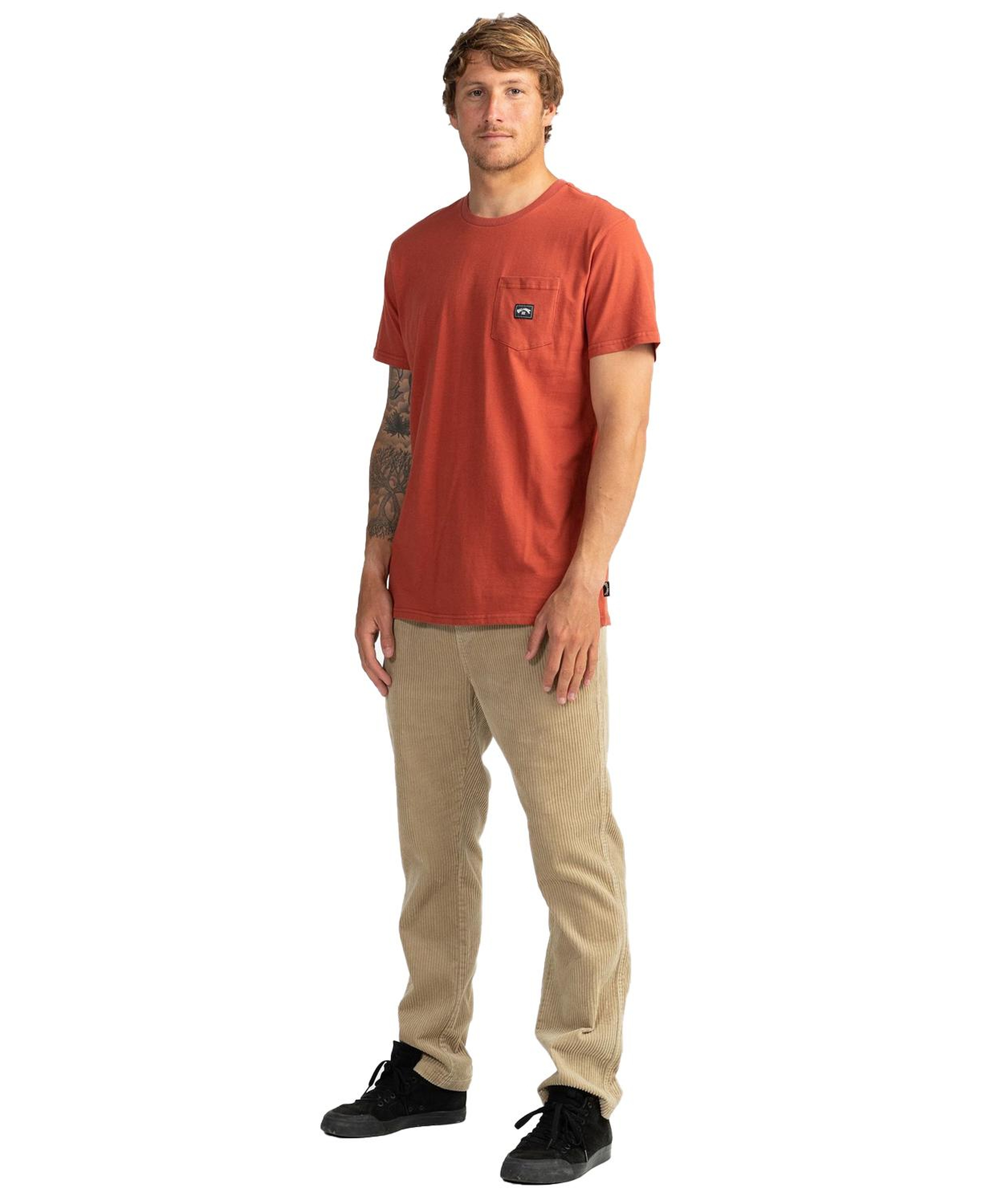Billabong Stacked Erkek Kırmızı Tişört