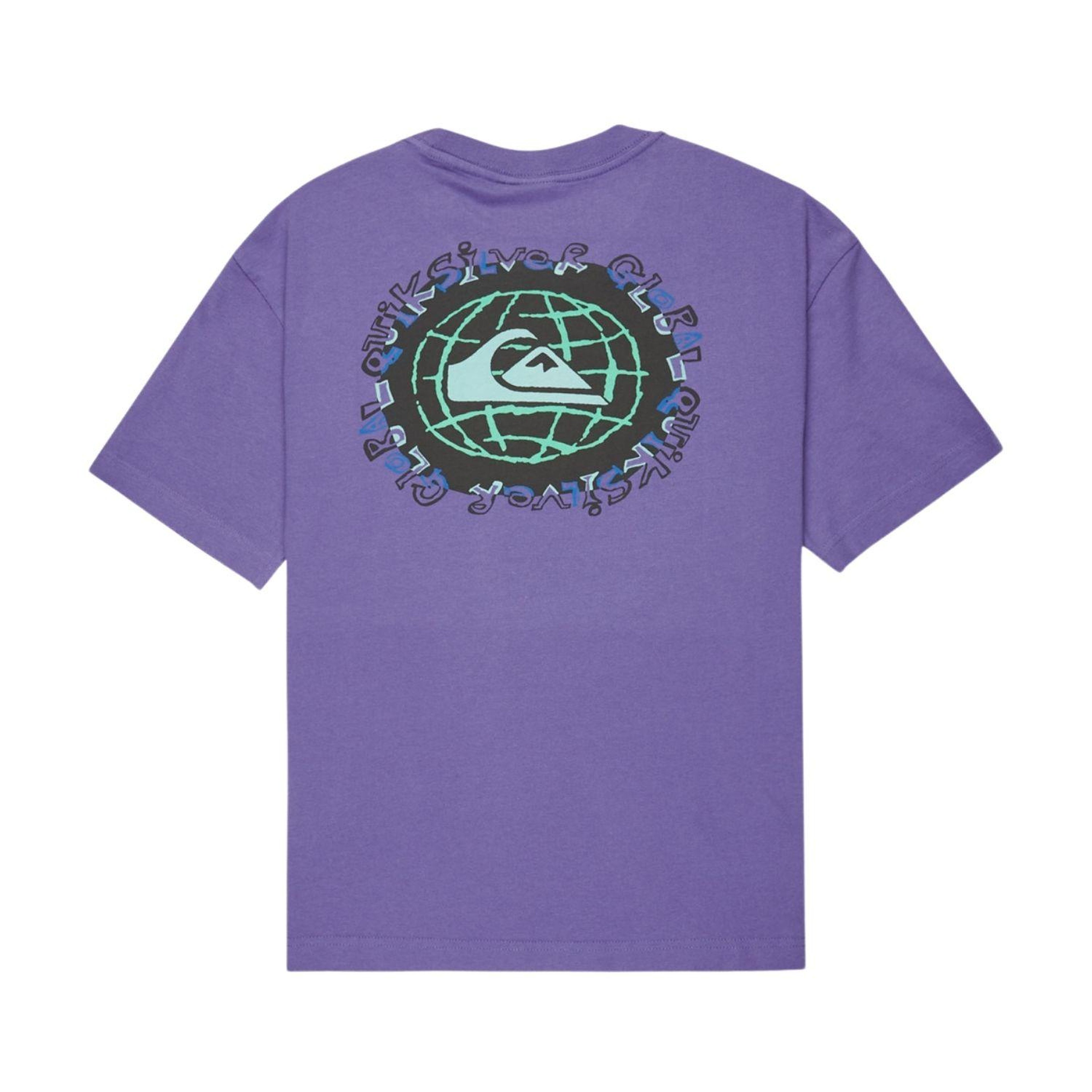 Quiksilver Gh Qs Global Heat Yth Erkek Çocuk Mor Tişört