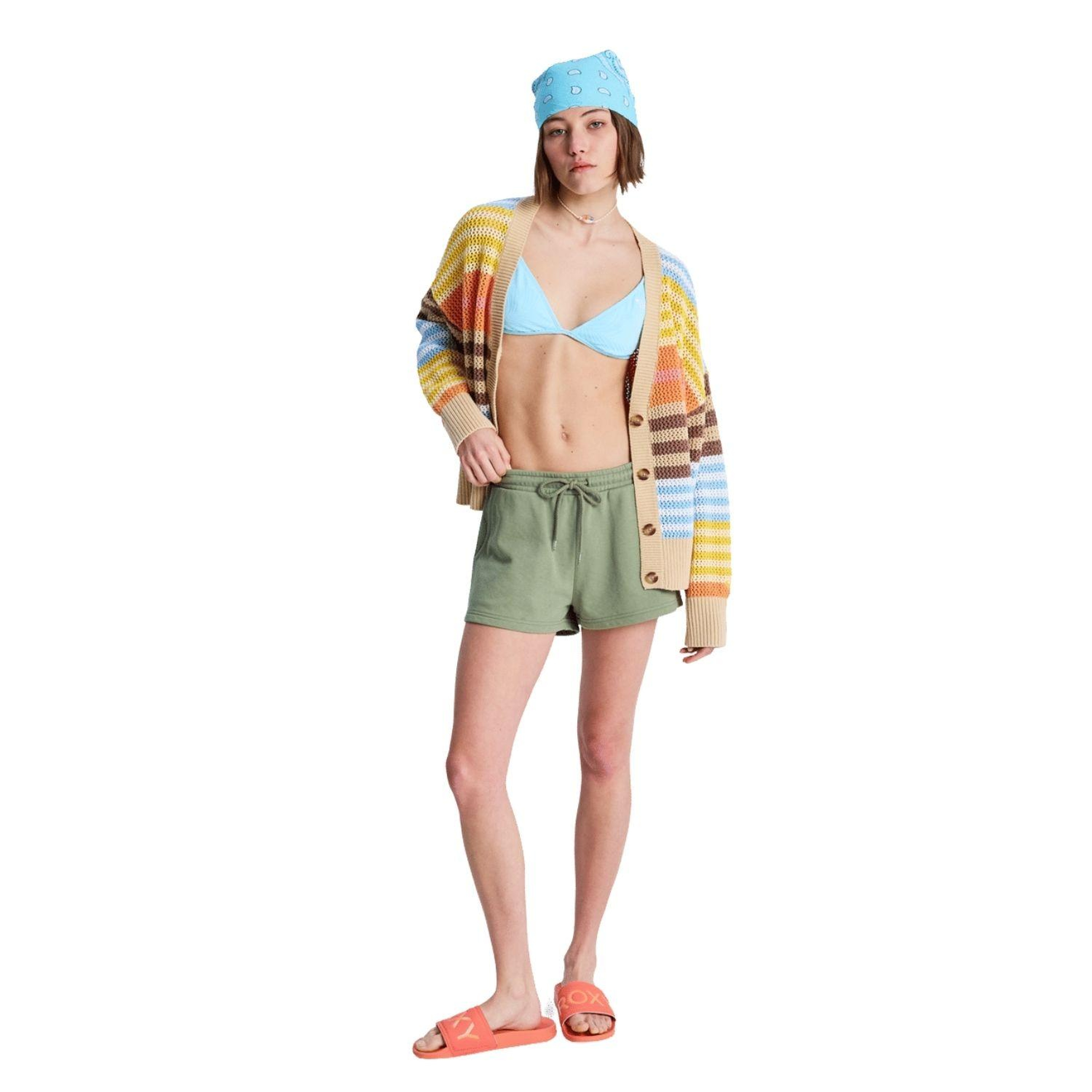 Roxy Surf Stoked Sho Kadın Yeşil Şort