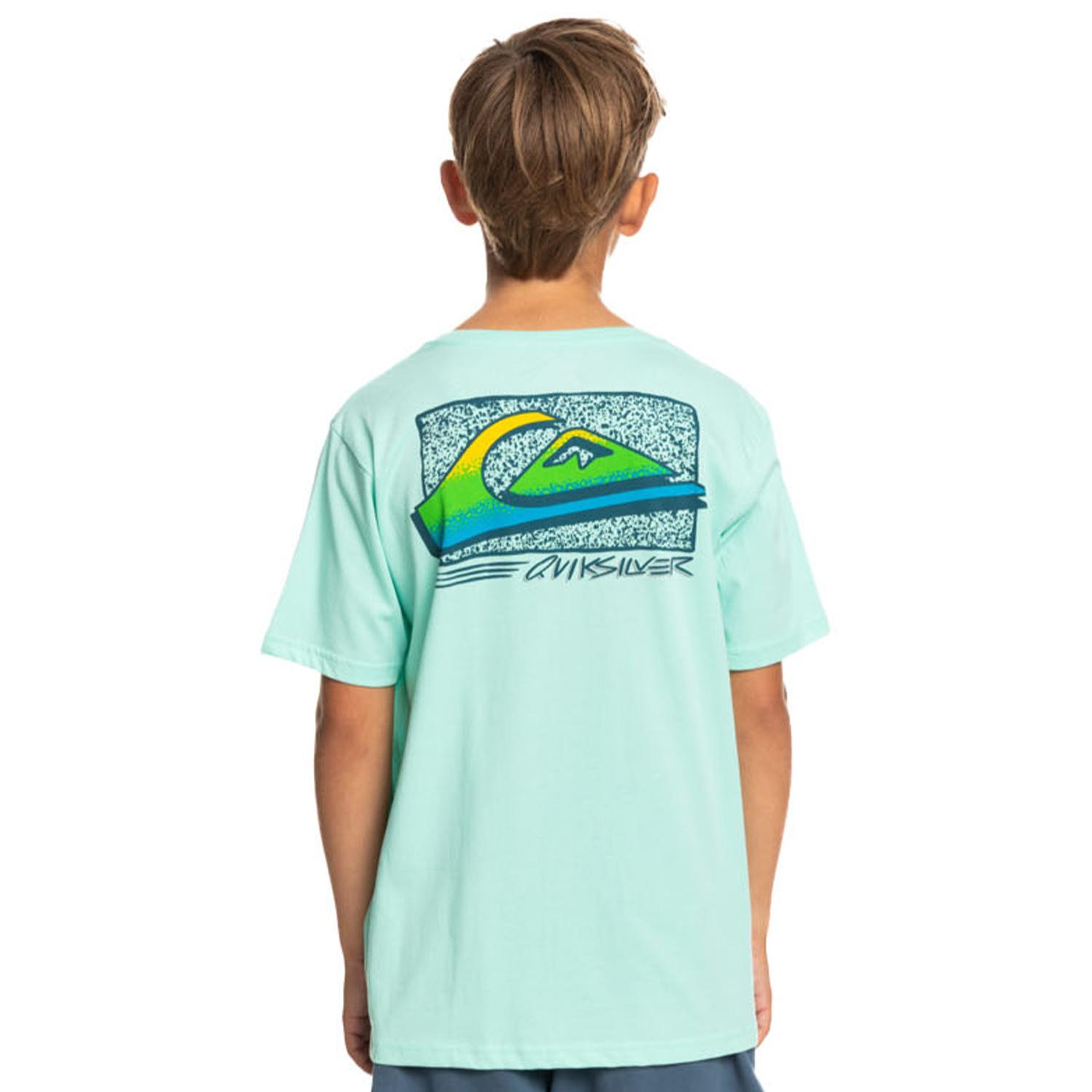 Quiksilver Retro Fade Erkek Çocuk Yeşil Tişört
