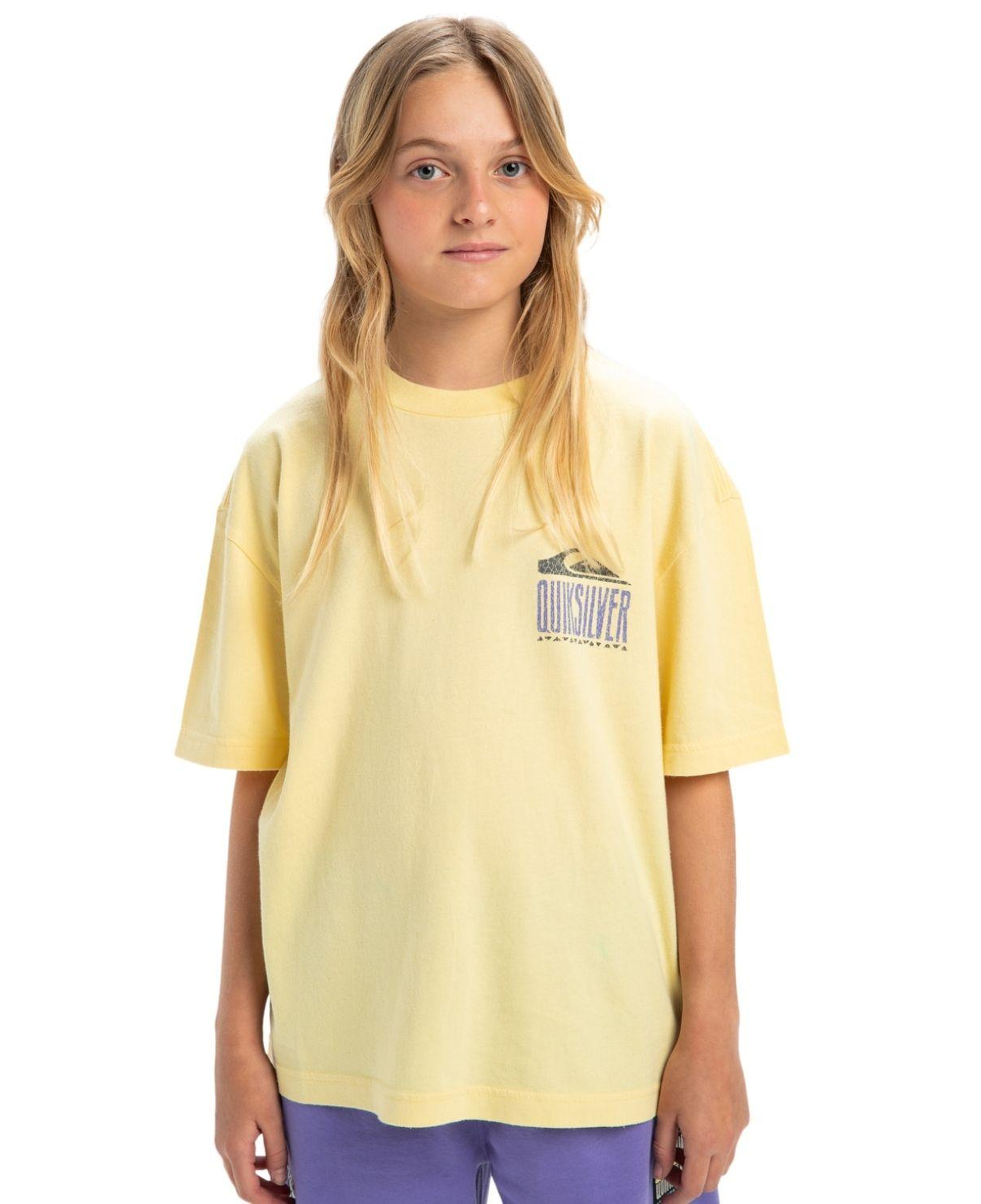 Quiksilver Gh Qs World Force Erkek Çocuk Sarı Tişört