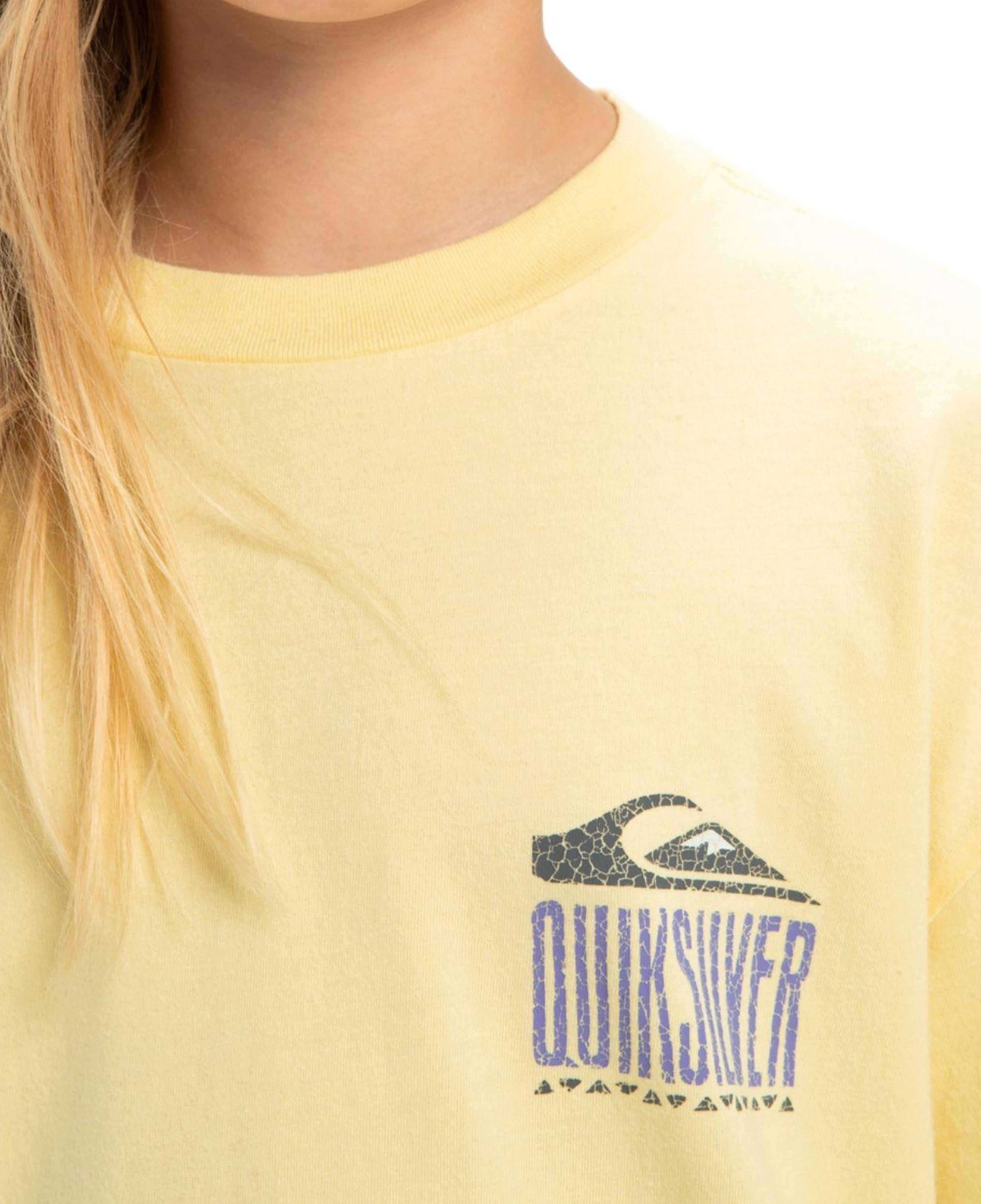 Quiksilver Gh Qs World Force Erkek Çocuk Sarı Tişört