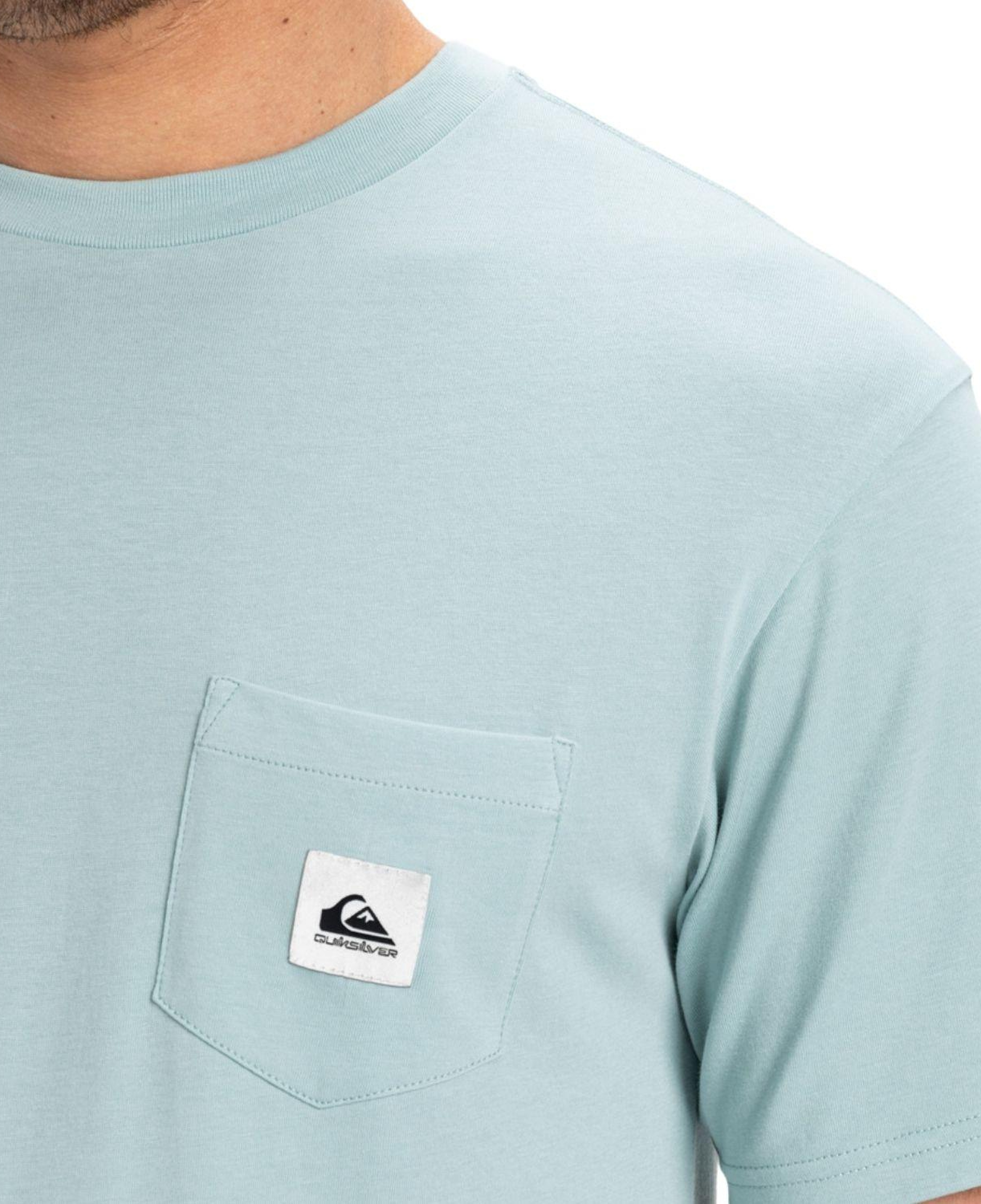 Quiksilver Salt Water Pocket Erkek Mavi Tişört