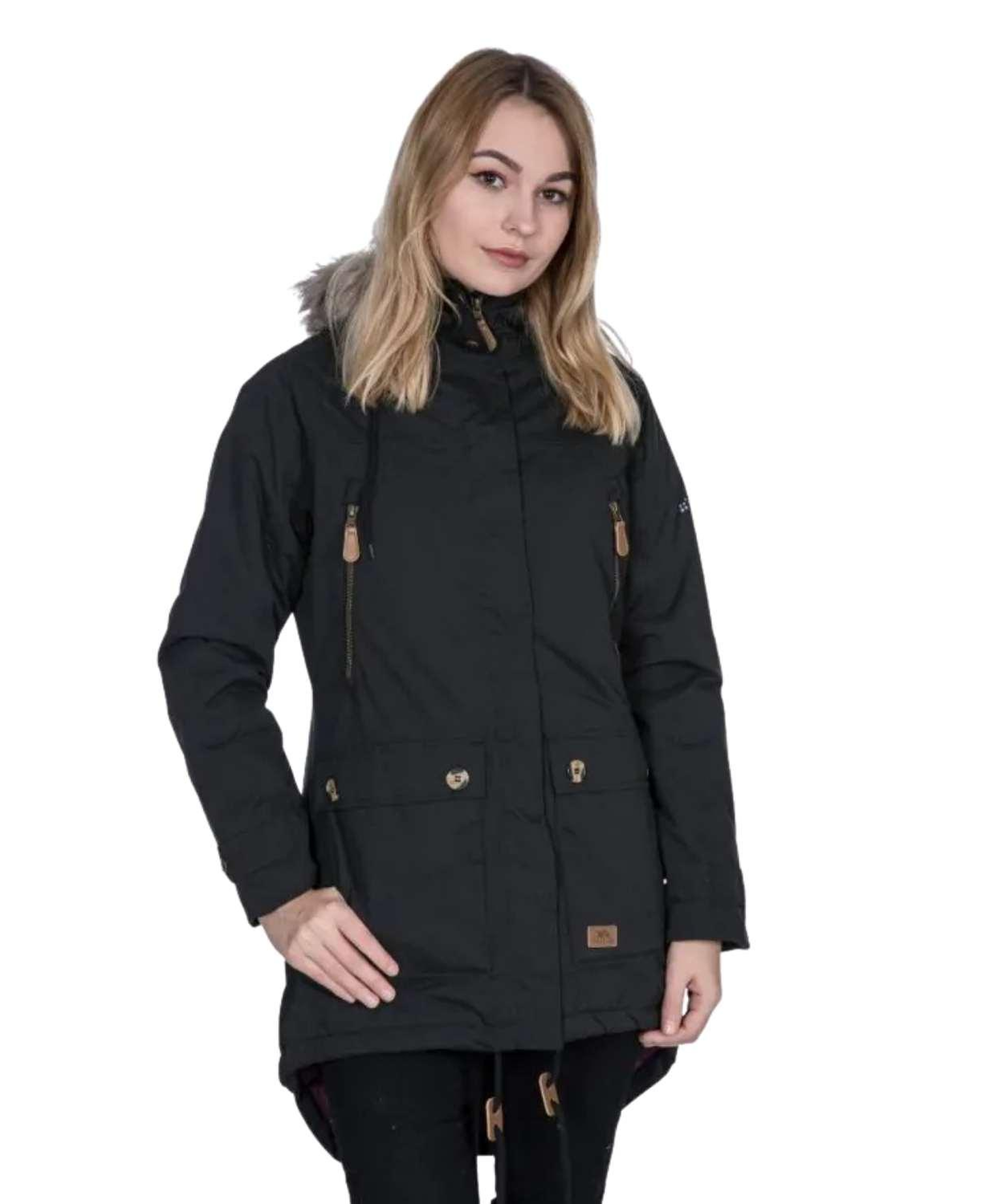 Trespass Clea - Kadın Siyah Outdoor Ceketi