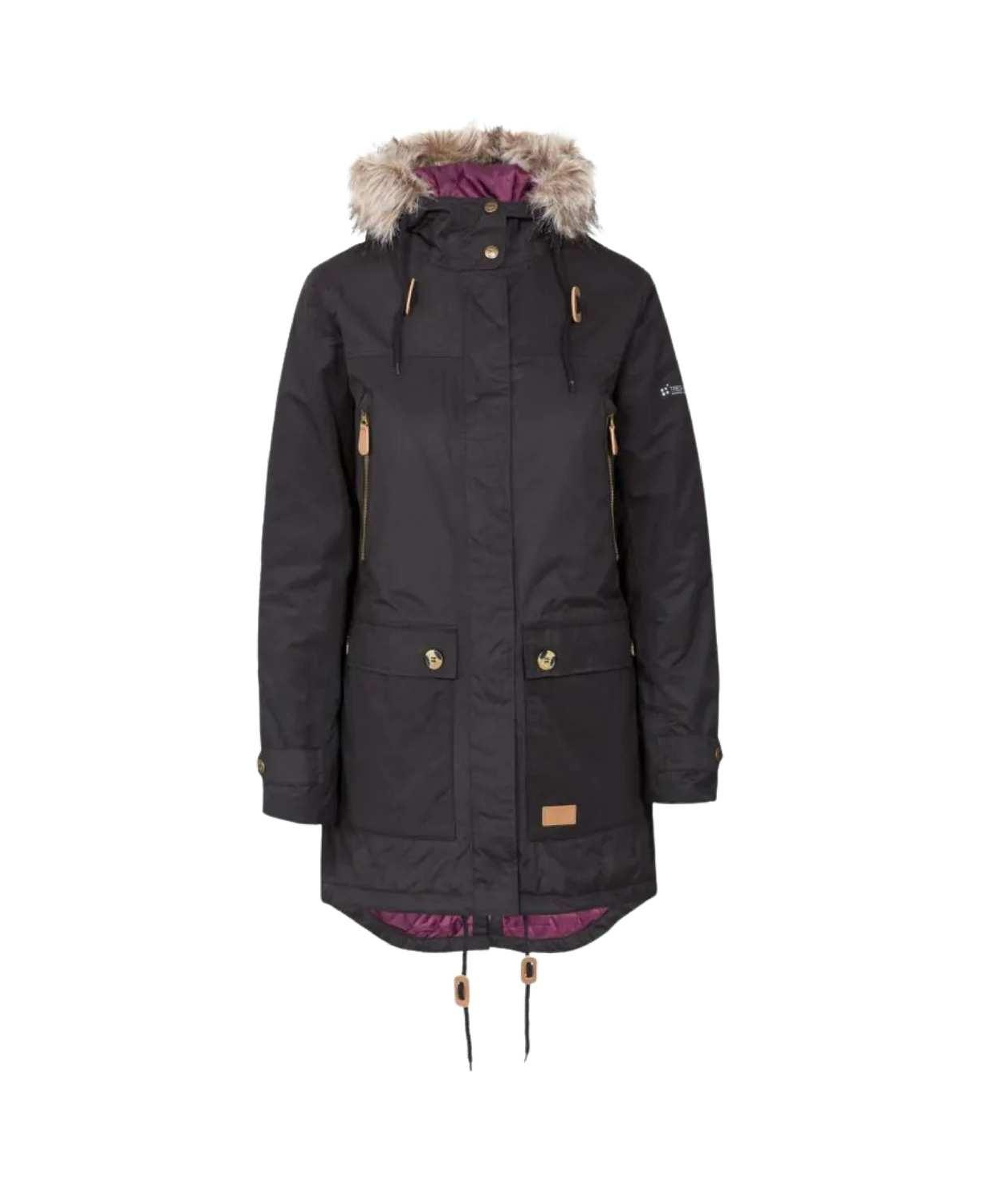 Trespass Clea - Kadın Siyah Outdoor Ceketi