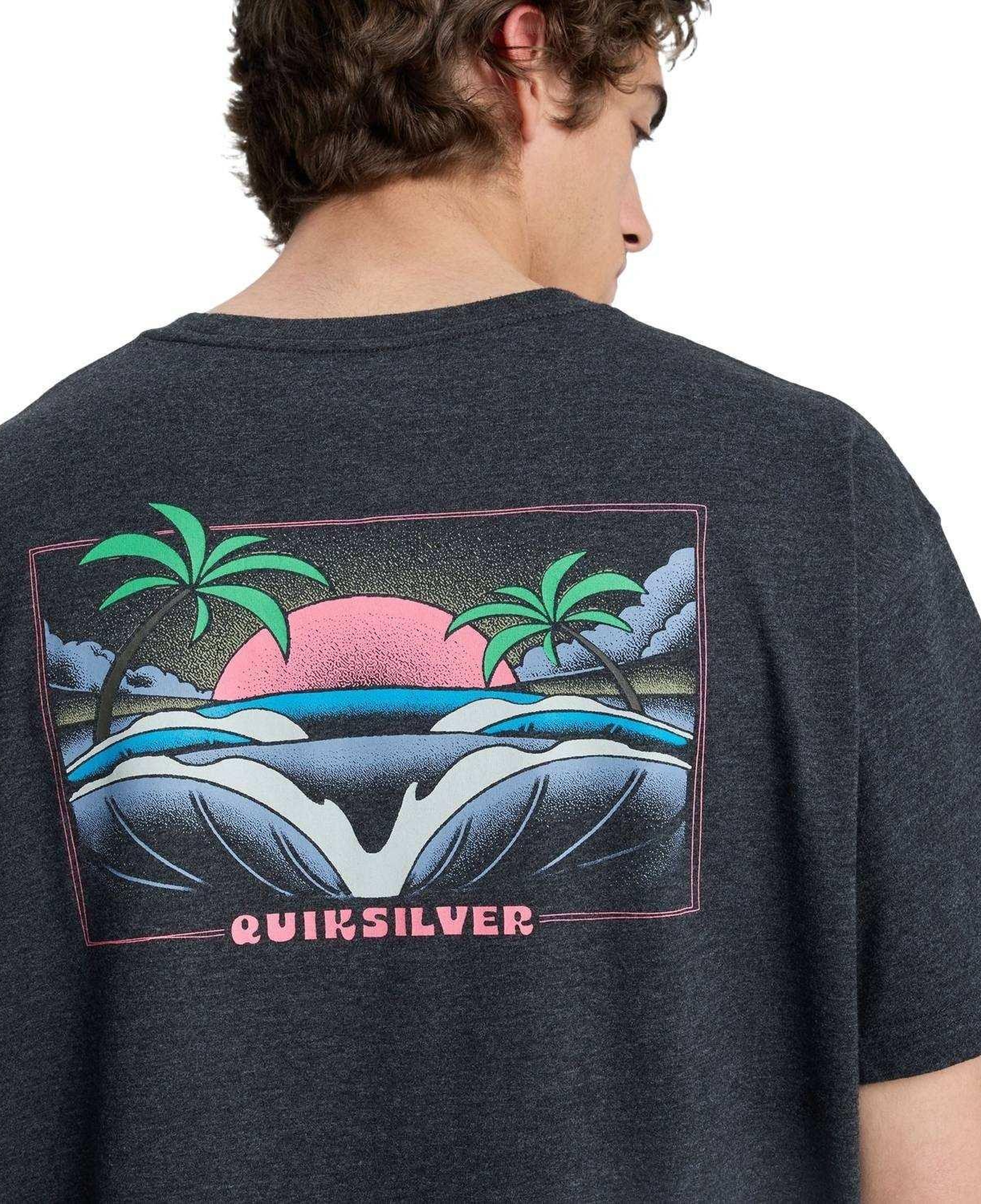 Quiksilver Hellbender Erkek Siyah Tişört