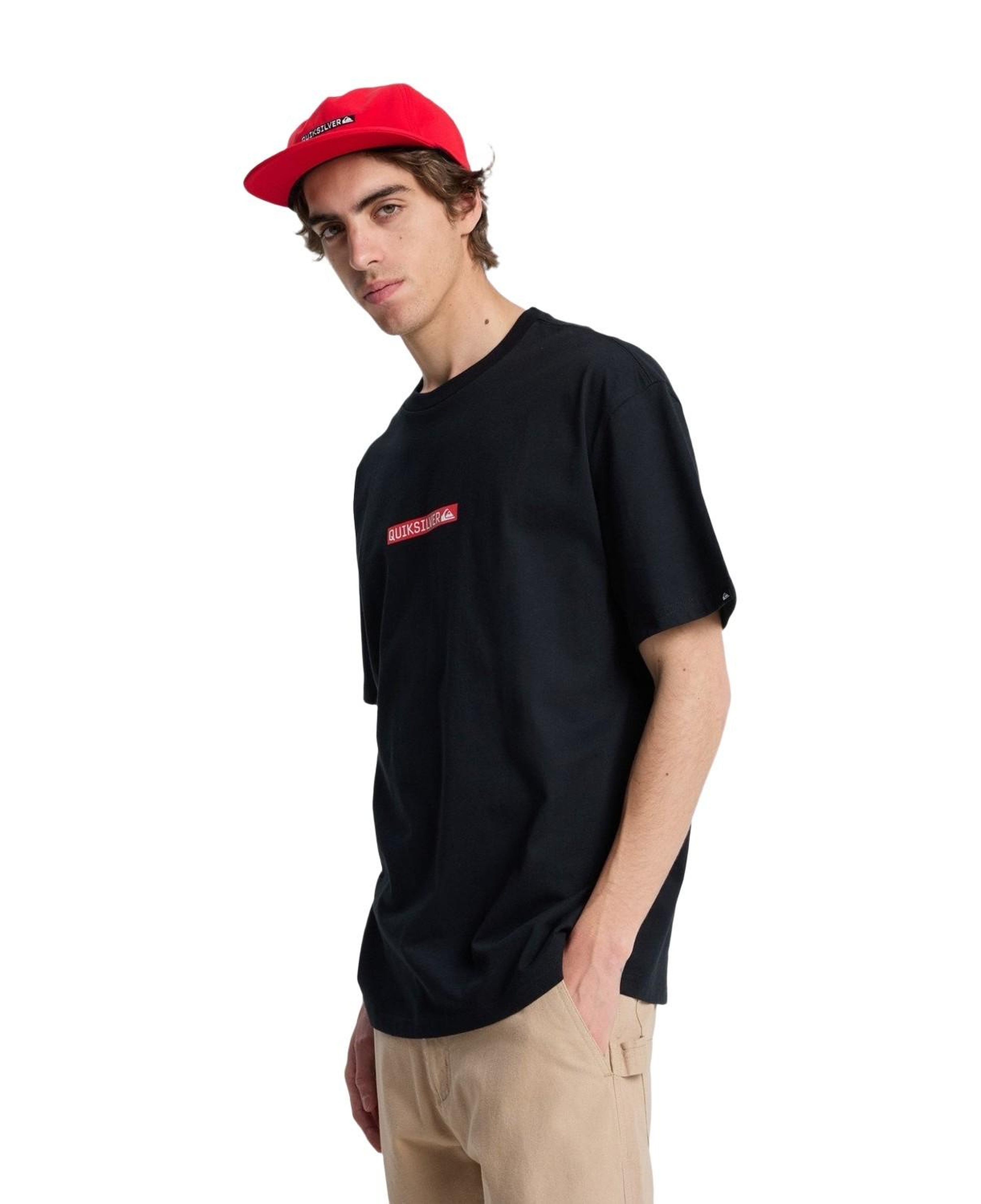 Quiksilver Dna Clicker Erkek Siyah Tişört