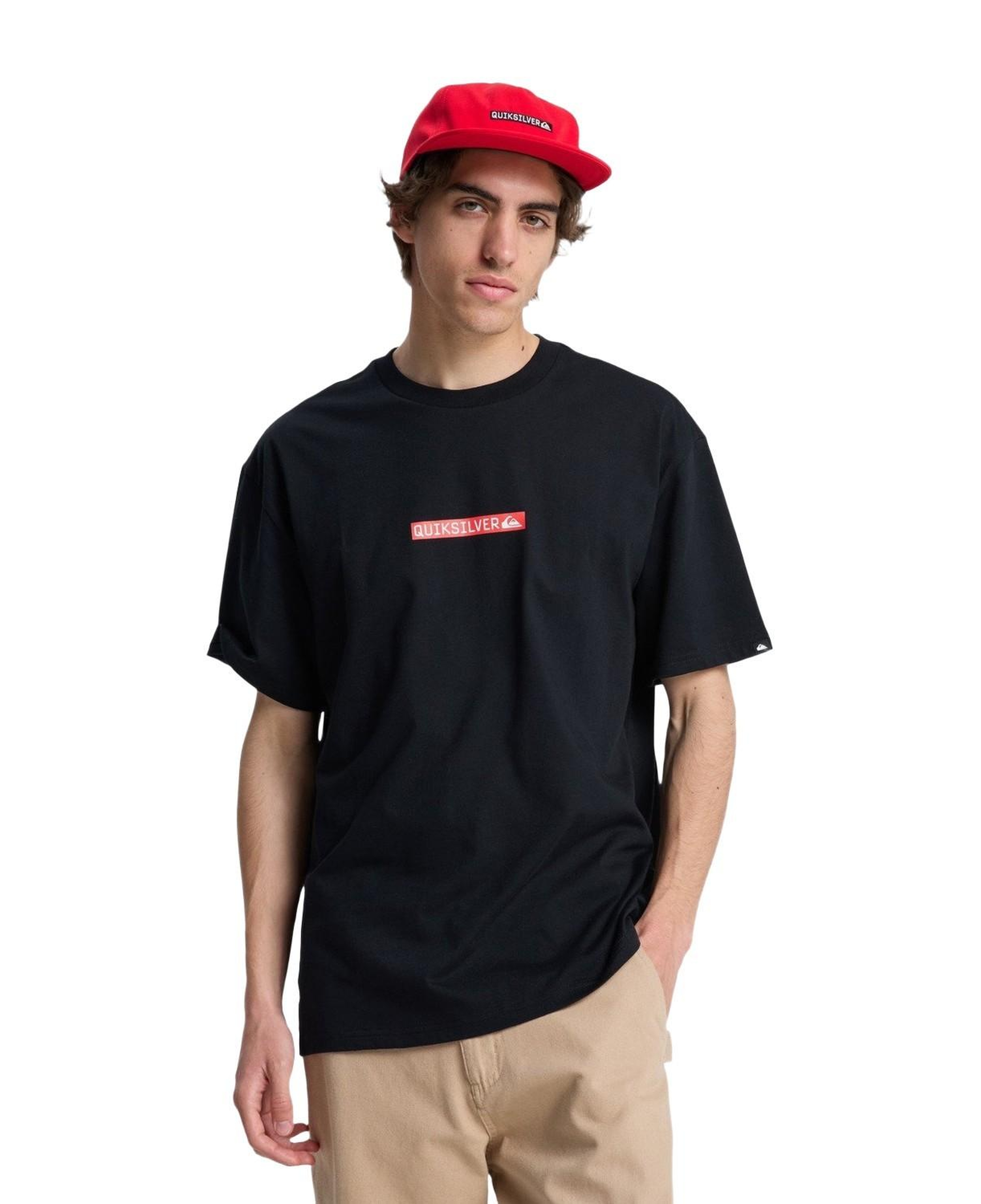 Quiksilver Dna Clicker Erkek Siyah Tişört