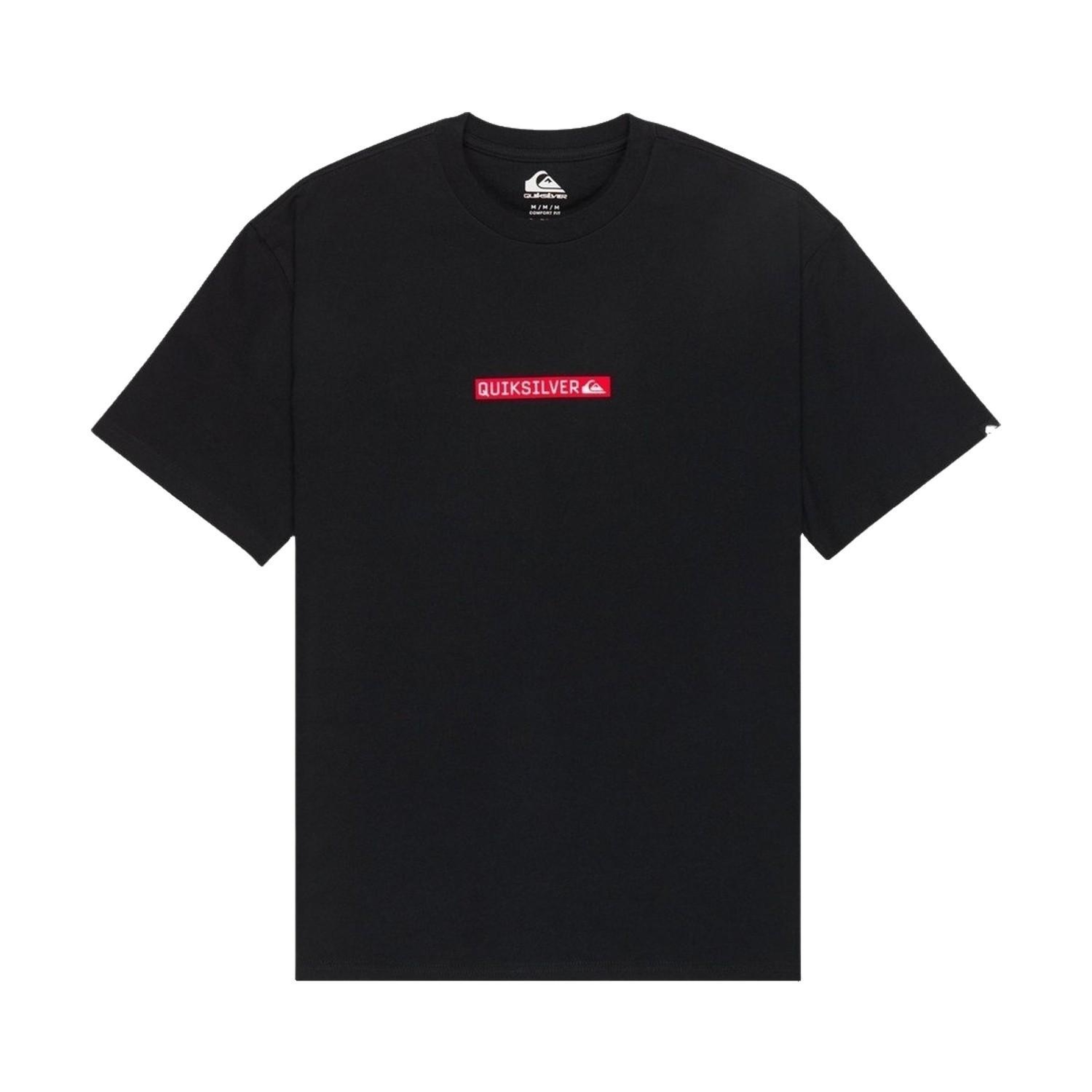 Quiksilver Dna Clicker Erkek Siyah Tişört